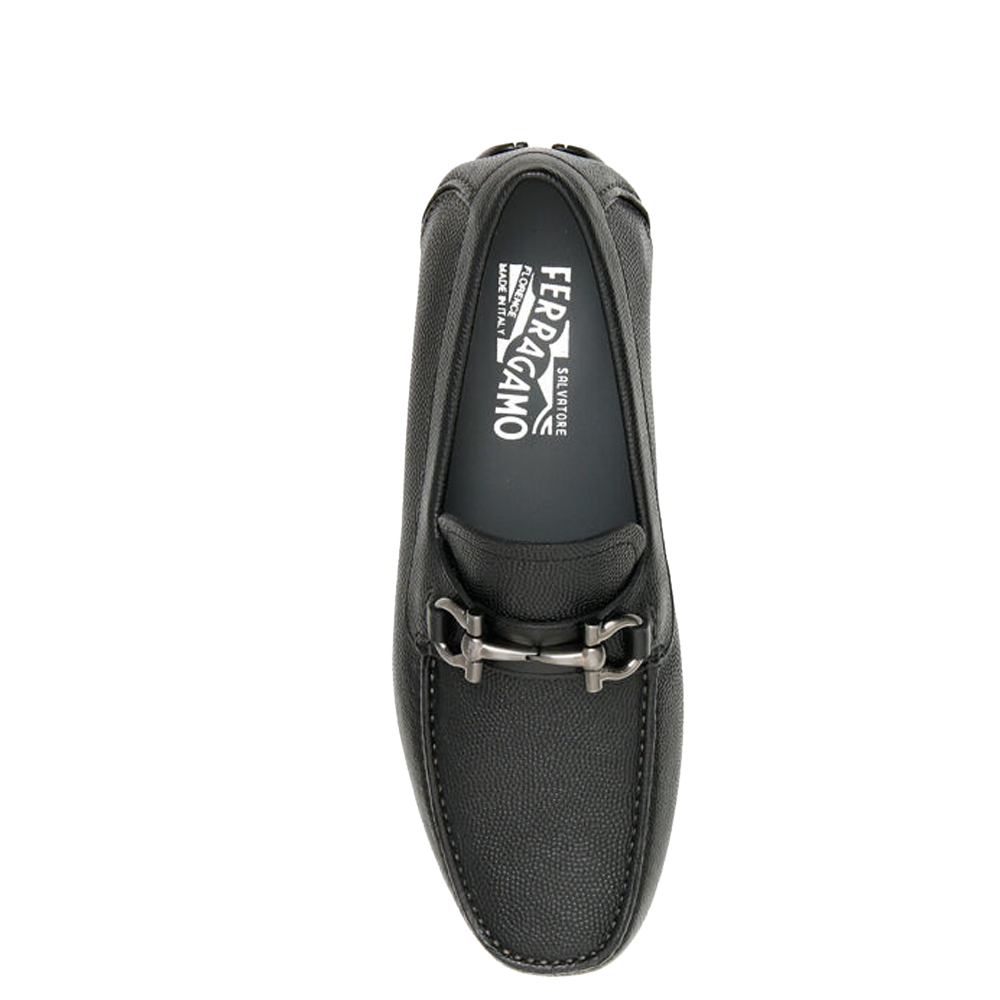 

Salvatore Ferragamo Black Leather Loafers Size EU  US 5