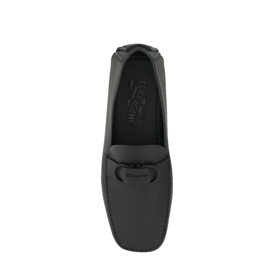 

Salvatore Ferragamo Black Leather Loafers Size EU  Size US 8