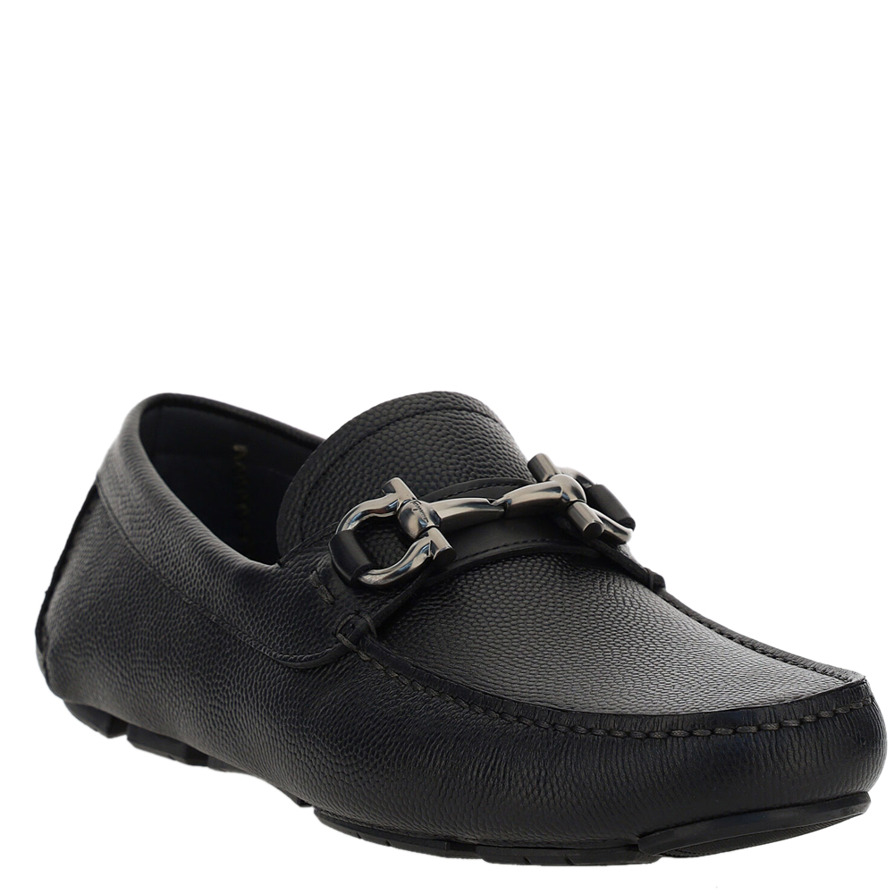 

Salvatore Ferragamo Black Leather Loafers Size EU  US 7