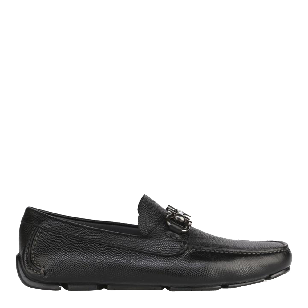 

Salvatore Ferragamo Black Leather Loafers Size EU  UK 6.5