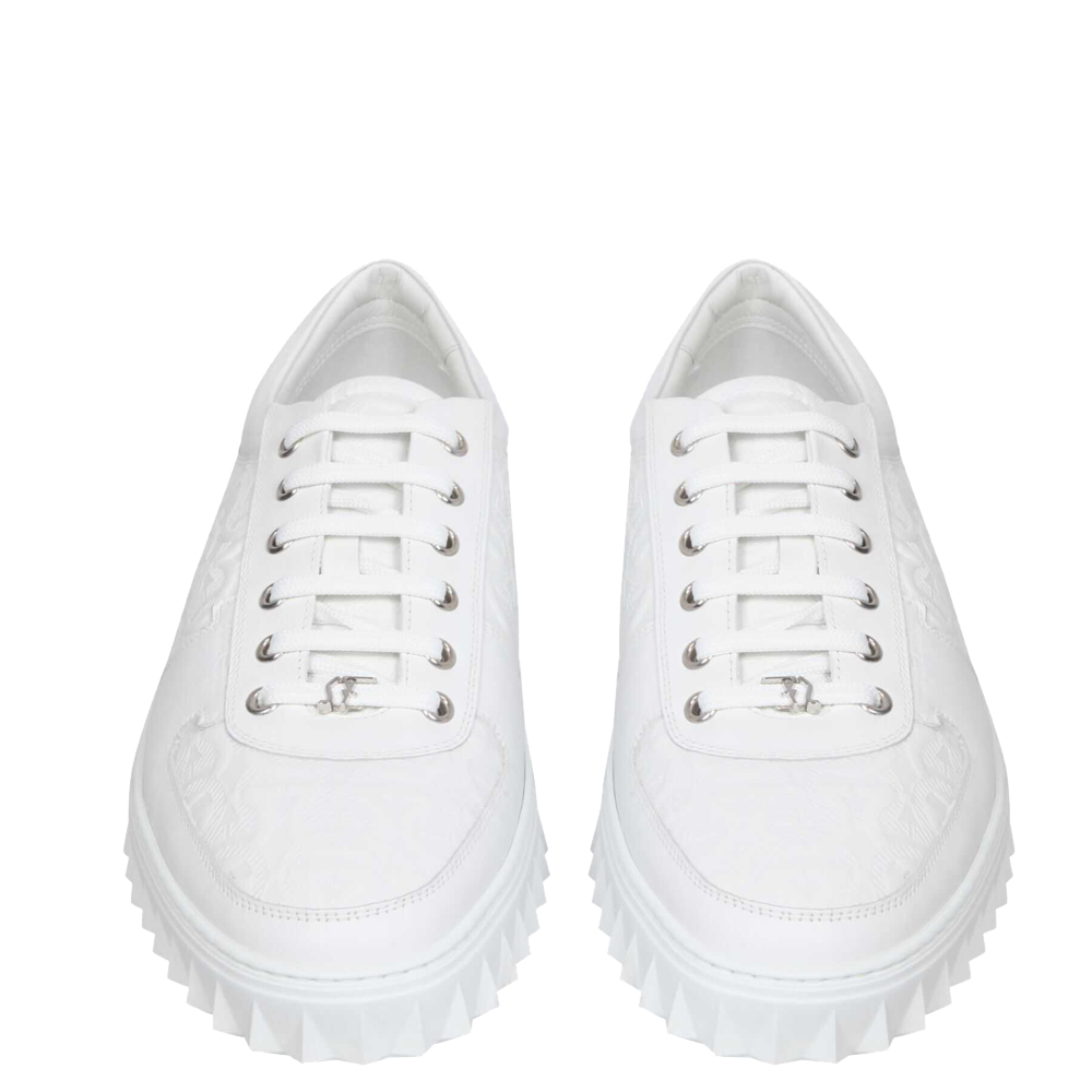 

Salvatore Ferragamo White Gancini Sneakers Size EU