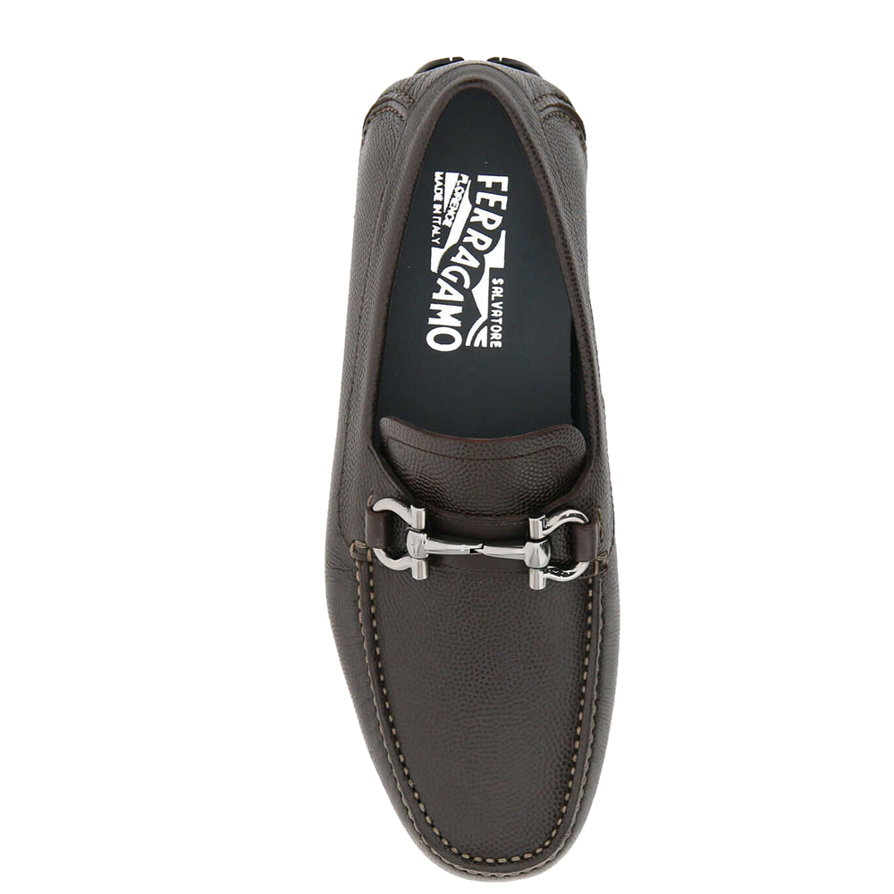 

Salvatore Ferragamo Dark Brown Drivers Shoes Size EU