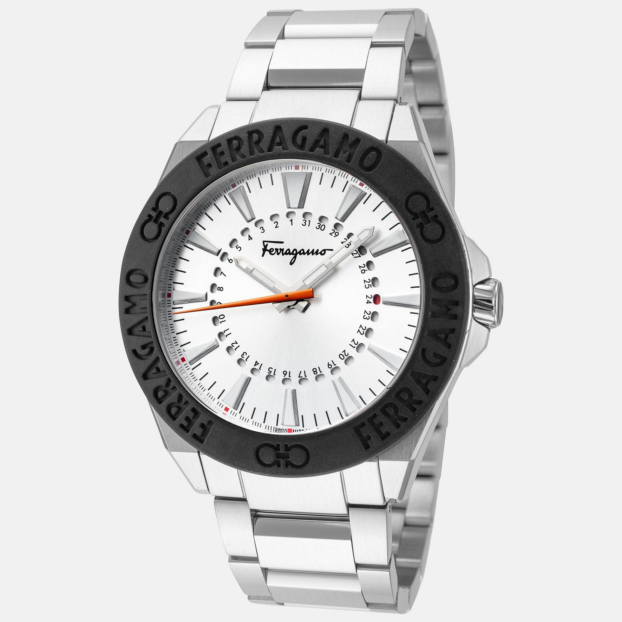 

Ferragamo Men's SFMQ00422 Ferragamo  Quartz Watch, Silver