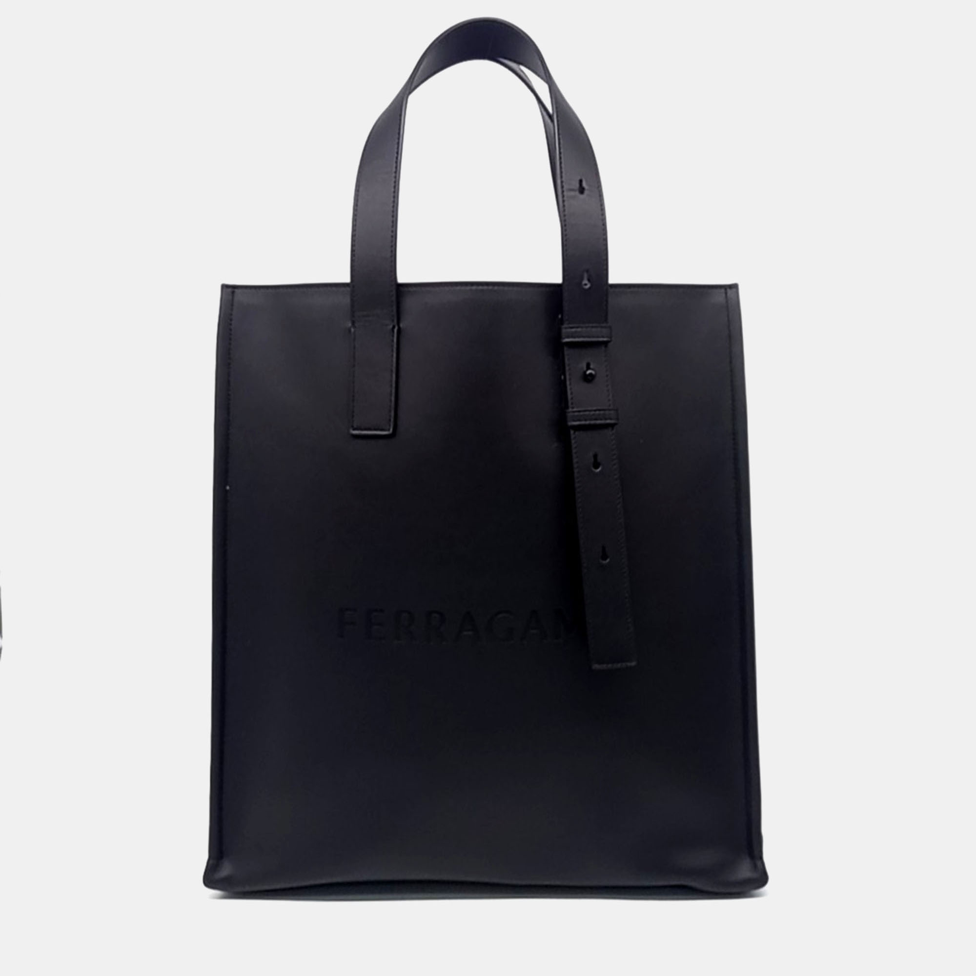 

Salvatore Ferragamo Black Leather tote bag