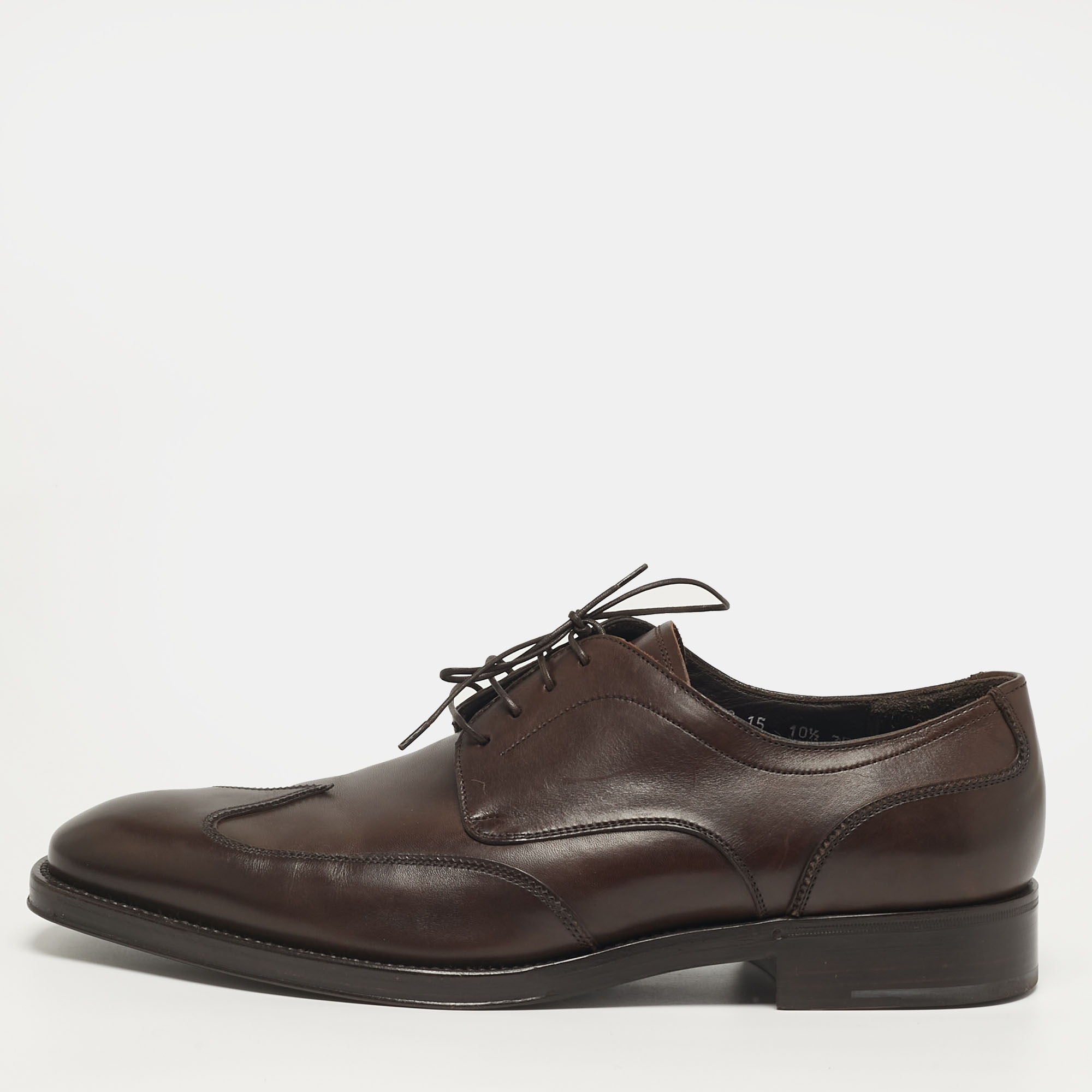 

Salvatore Ferragamo Alicante Size 41 Brown Leather Derby
