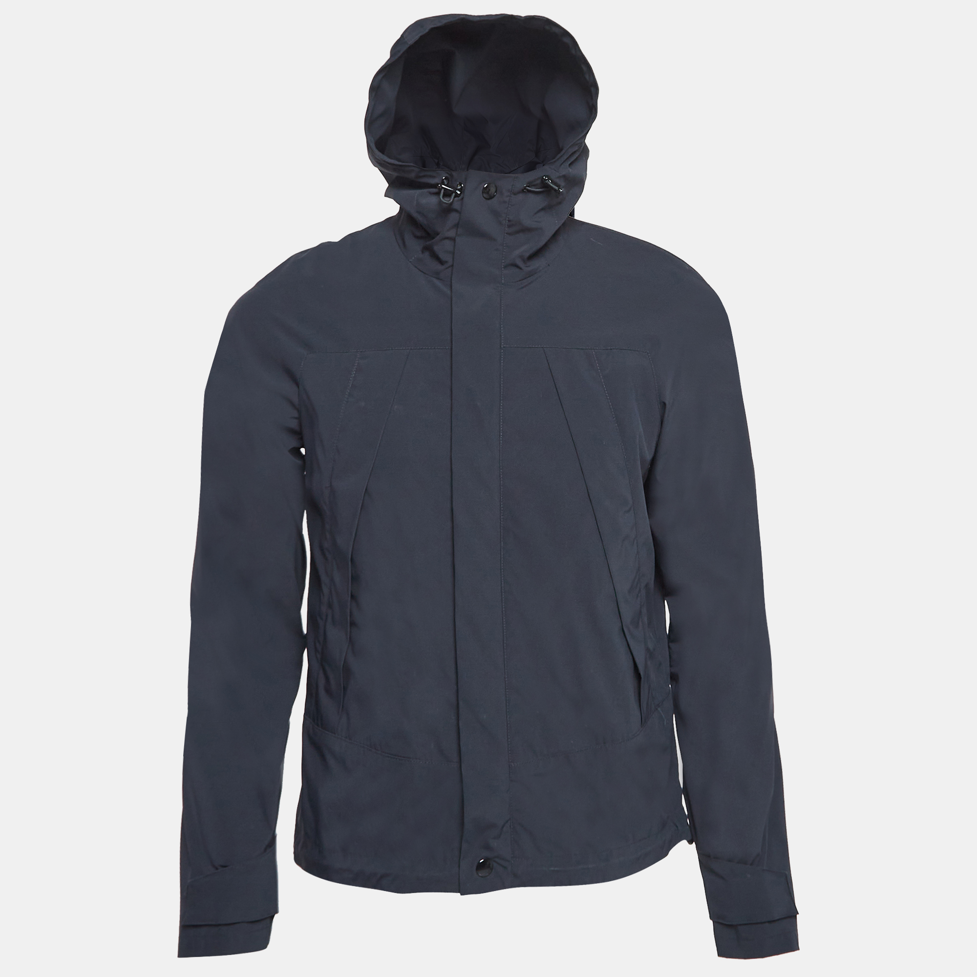 

Sandro Navy Blue Synthetic Windy Windbreaker Jacket S