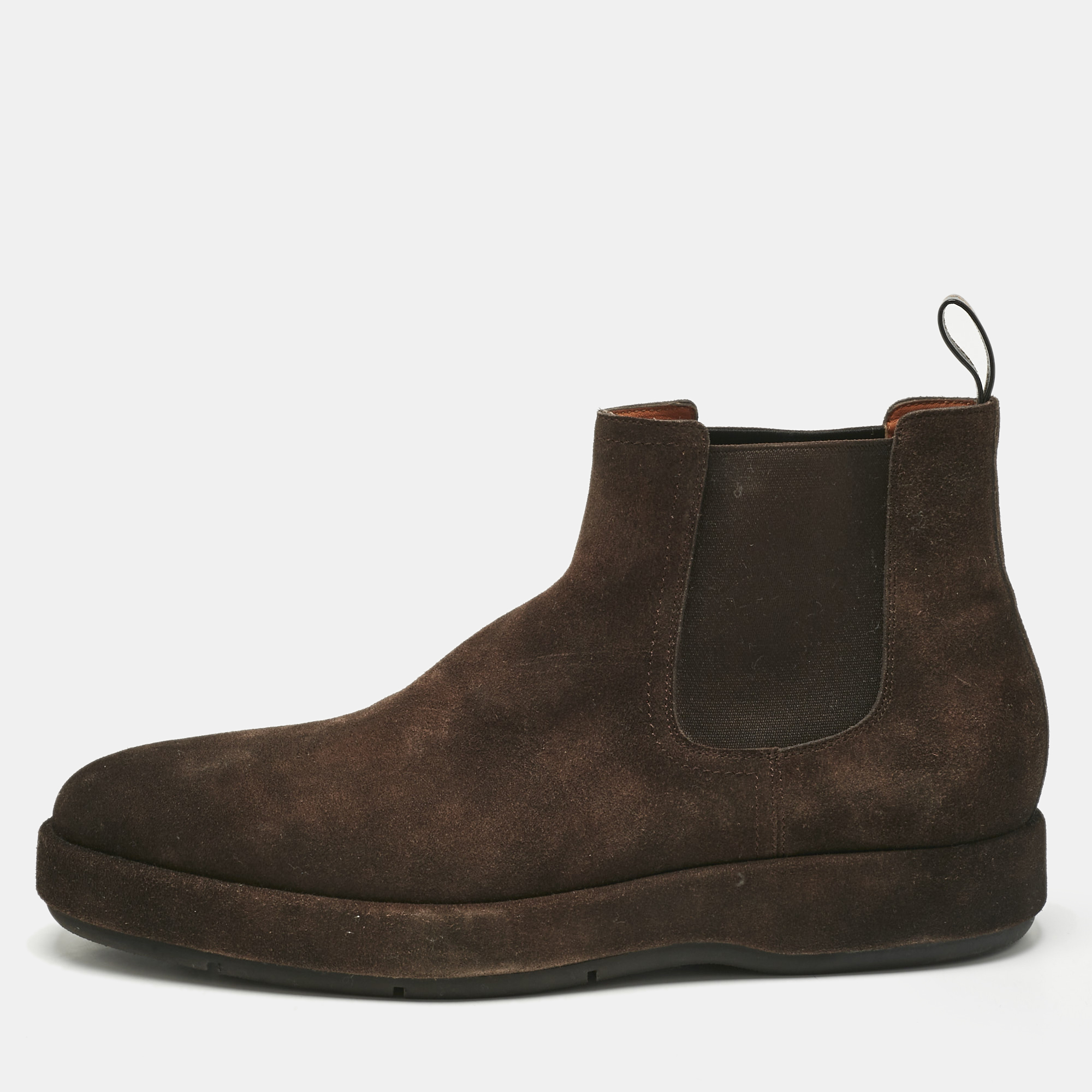 

Santoni Brown Suede Kahverengi Ankle Boots Size 43.5