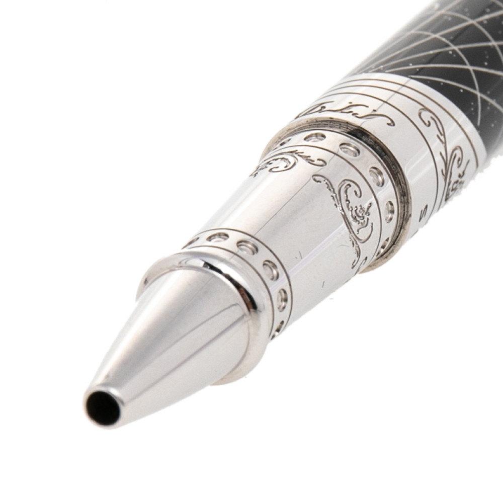 

S.T. Dupont Palladium Plated Neo Classique Shoot The Moon Limited Edition Rollerball Pen, Black