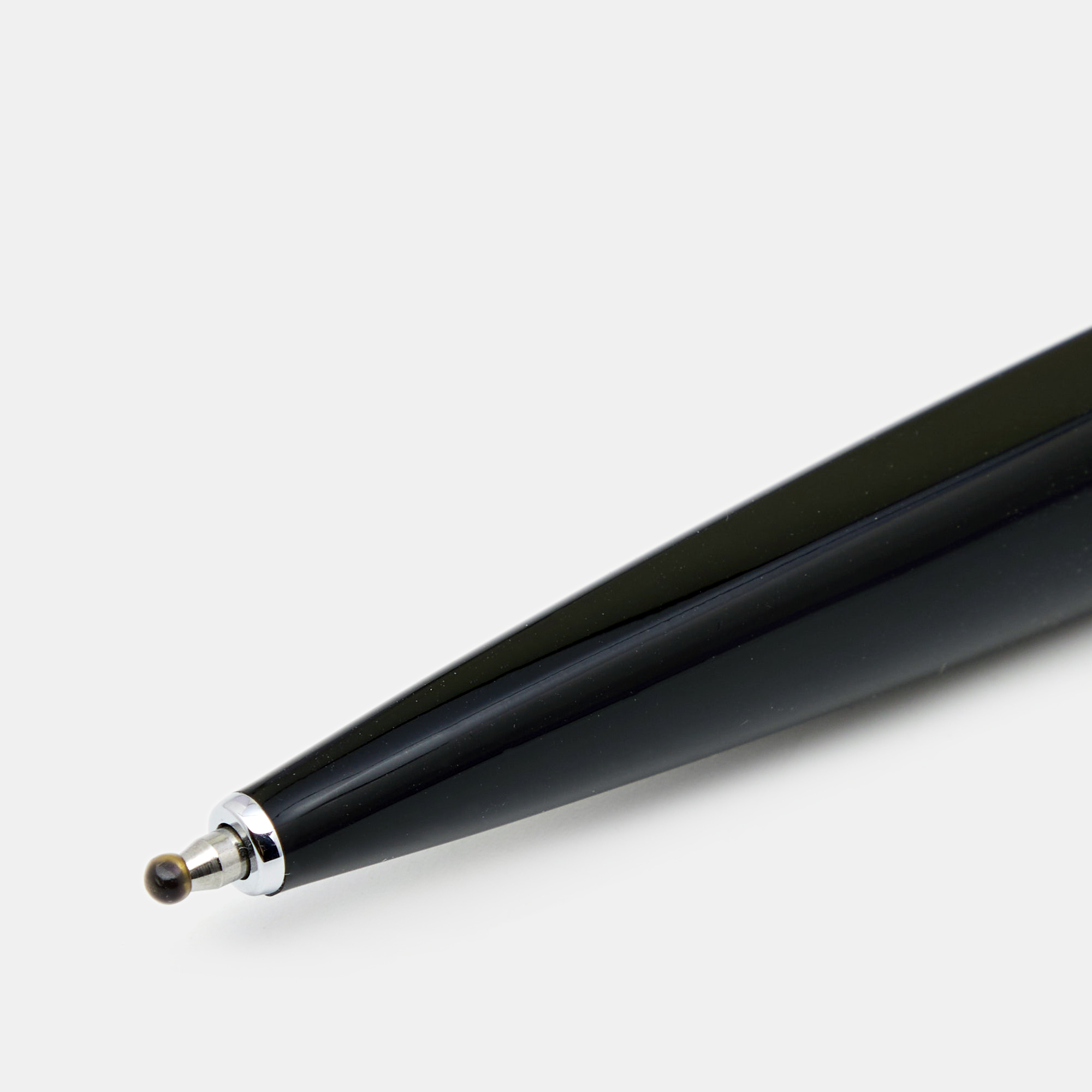 

S.T. Dupont Jet 8 Black Composite Silver Tone Ballpoint Pen