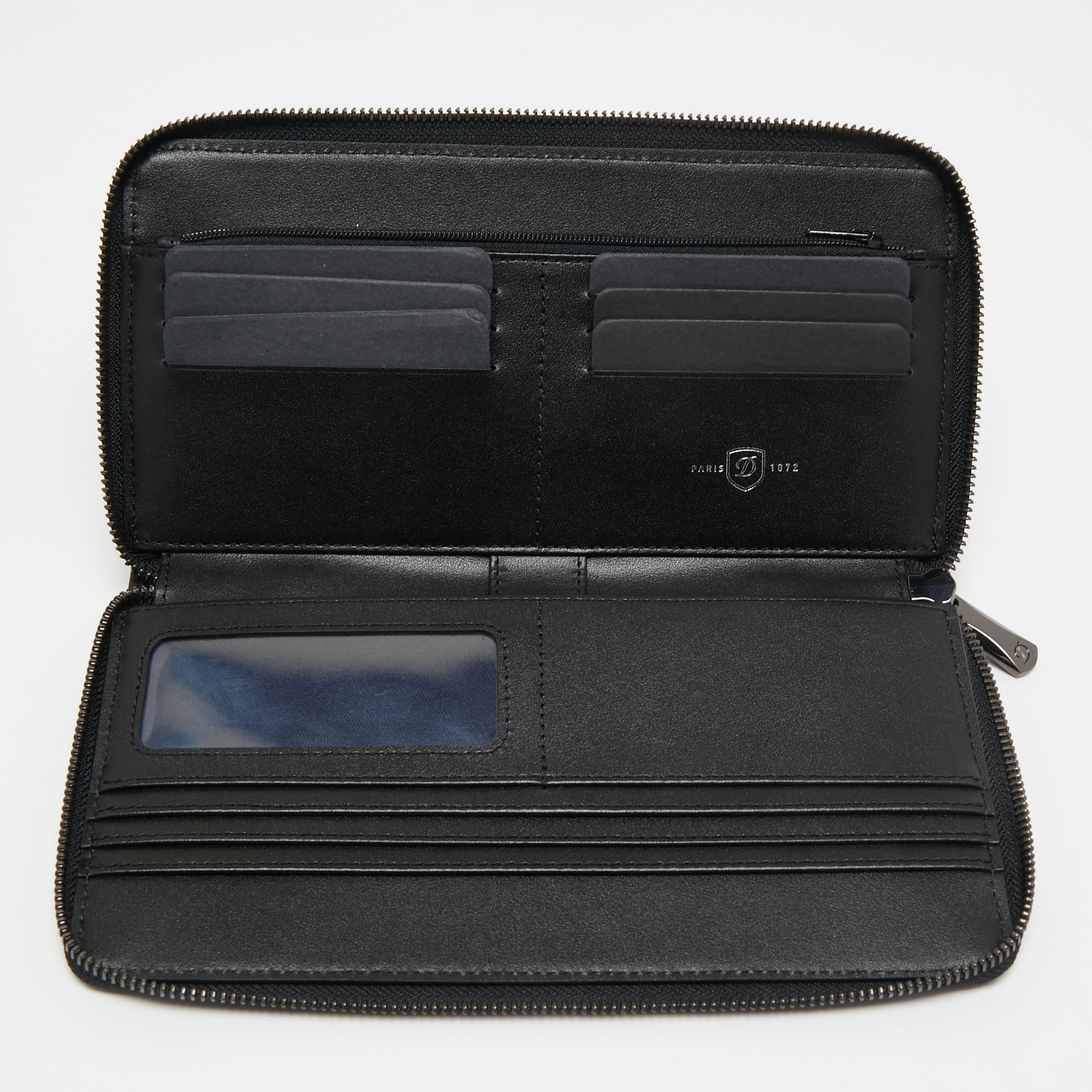 

S.T.Dupont Black Leather Travel Organizer
