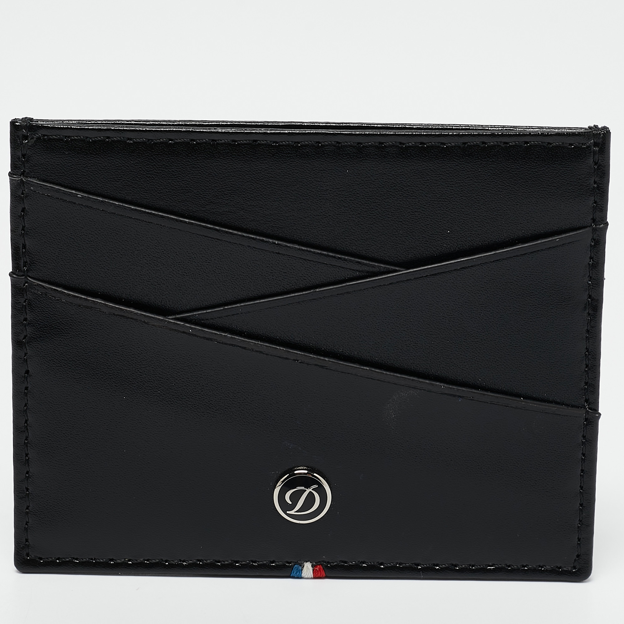 

S.T. Dupont Black Leather Line D Capsule Card Holder