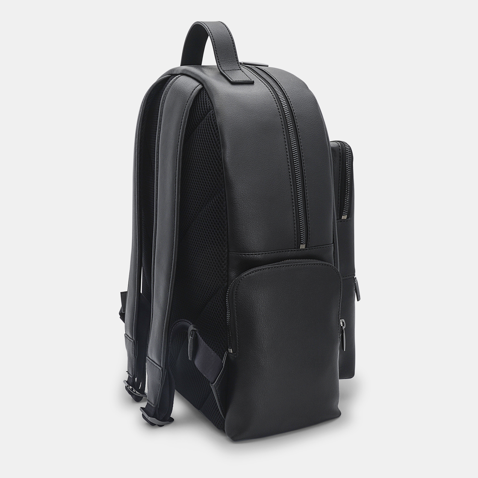 

S.T. Dupont Black Calf Leather Backpack