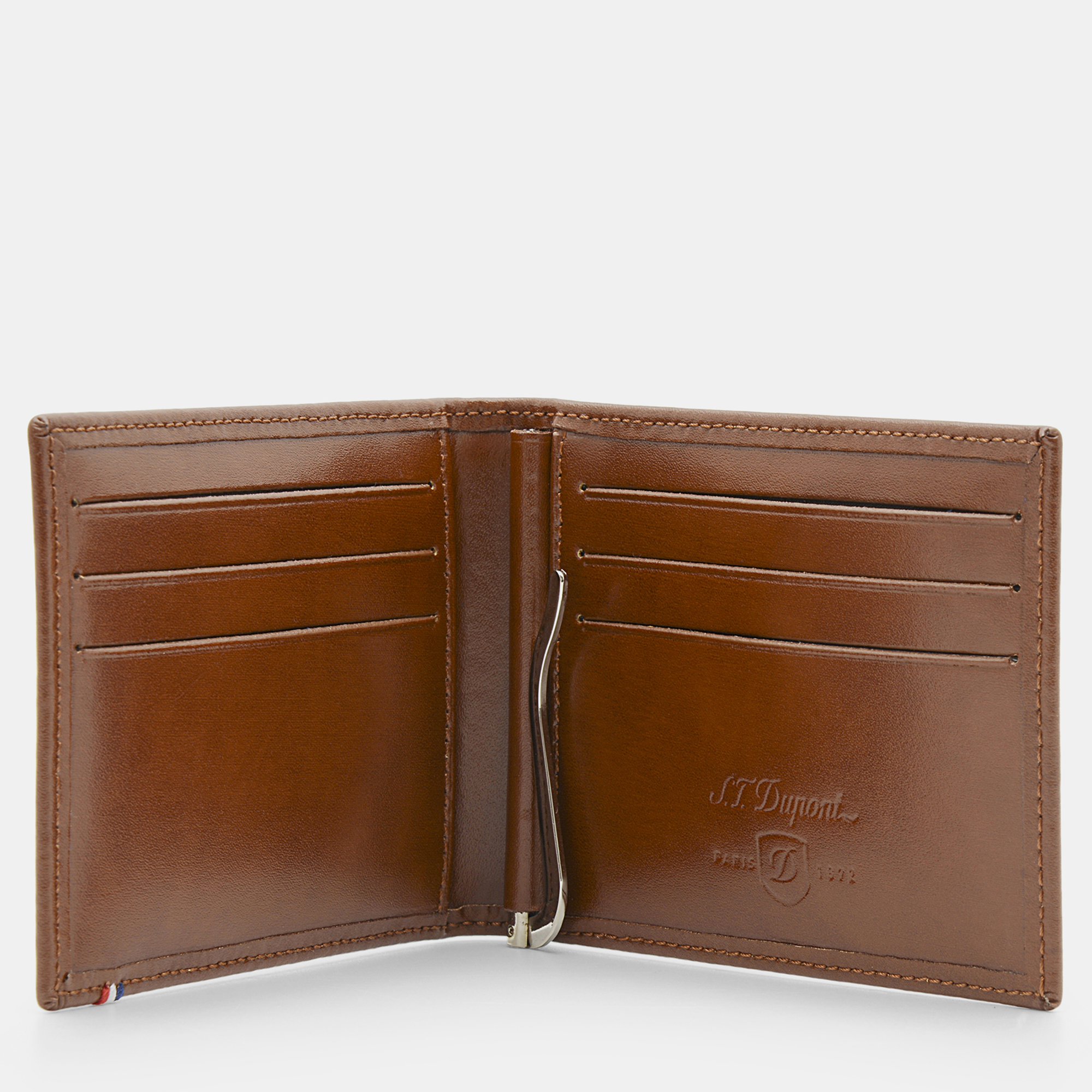 

S.T. Dupont Line D Brown Leather Wallet