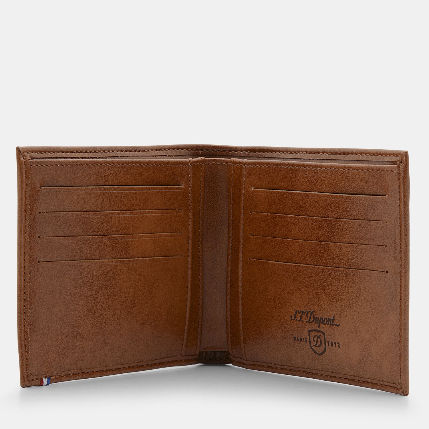 

S.T. Dupont Derby Brown Leather Wallet