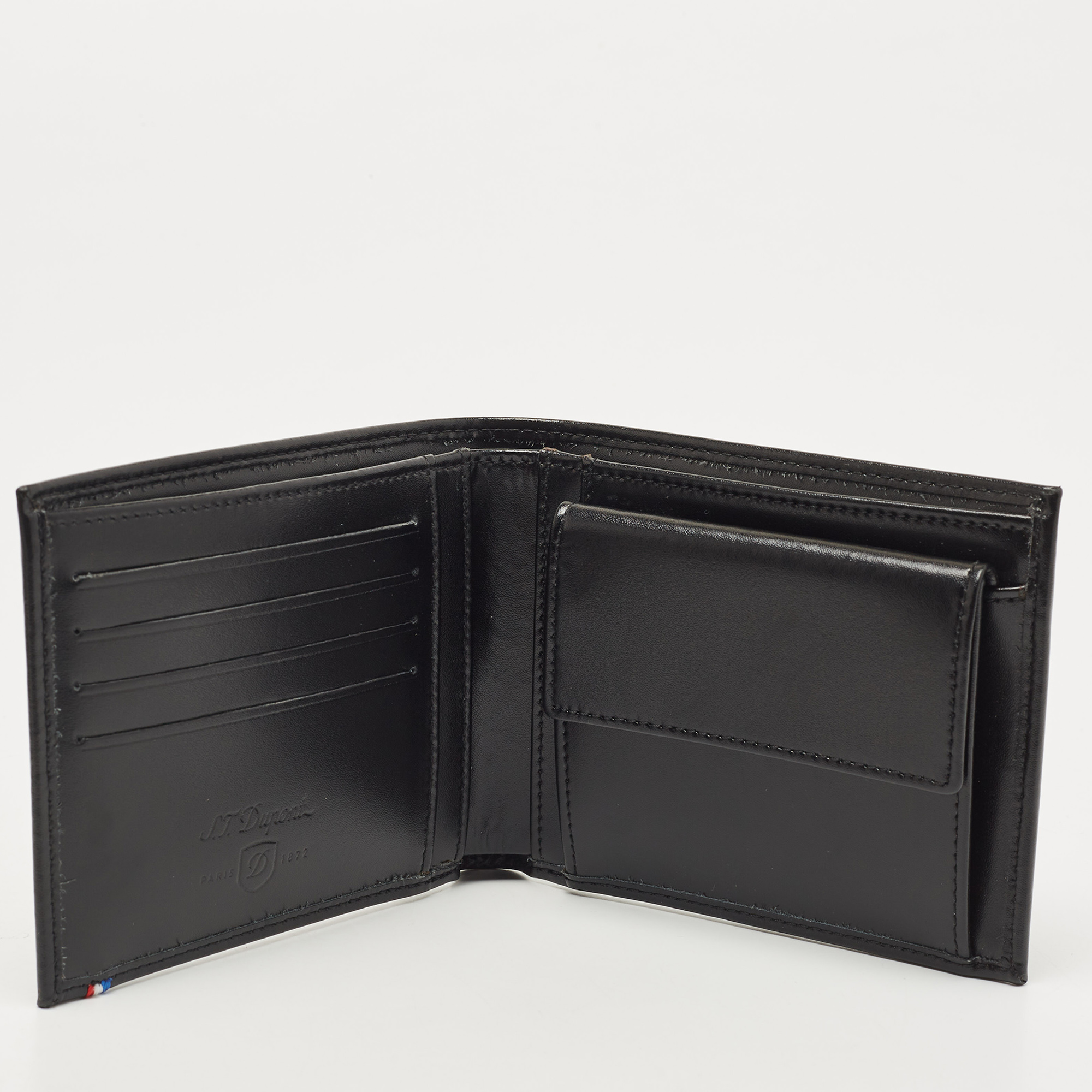 

S.T. Dupont Black Leather Bifold Wallet