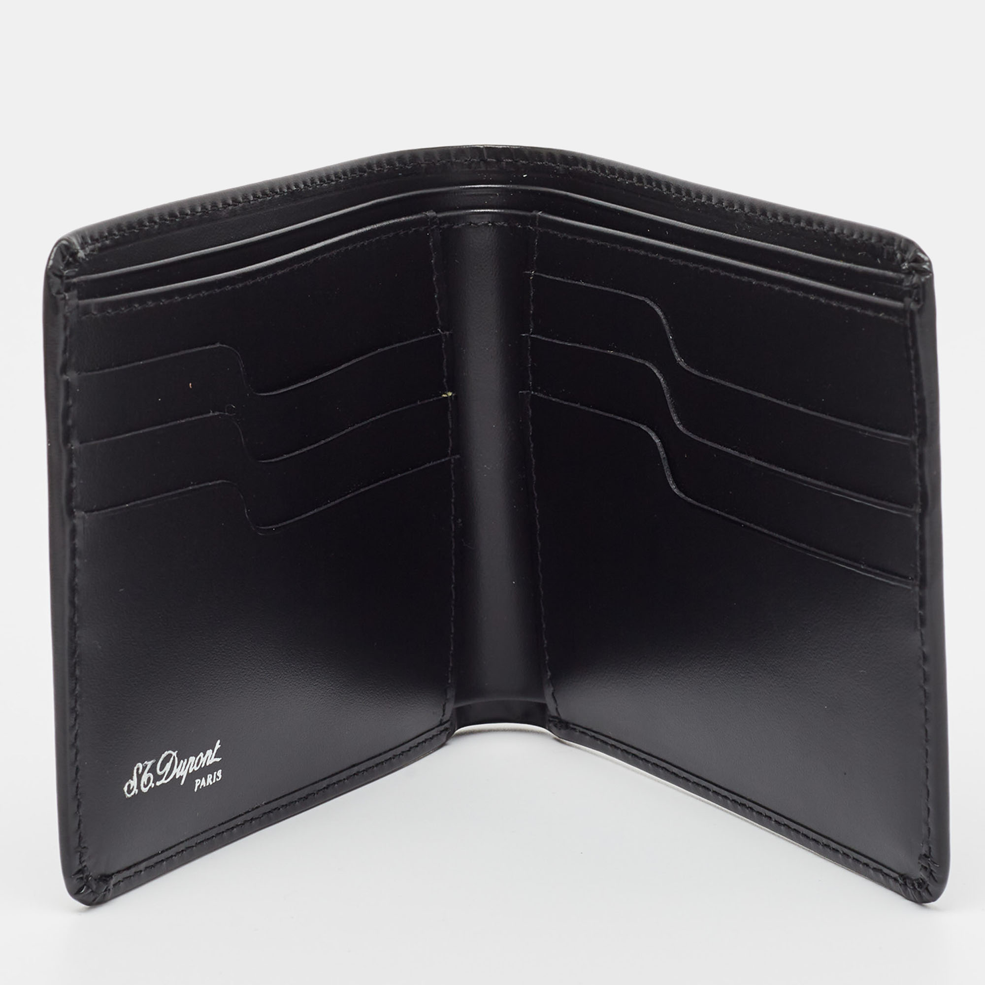 

S.T. Dupont Black Leather Bifold Wallet