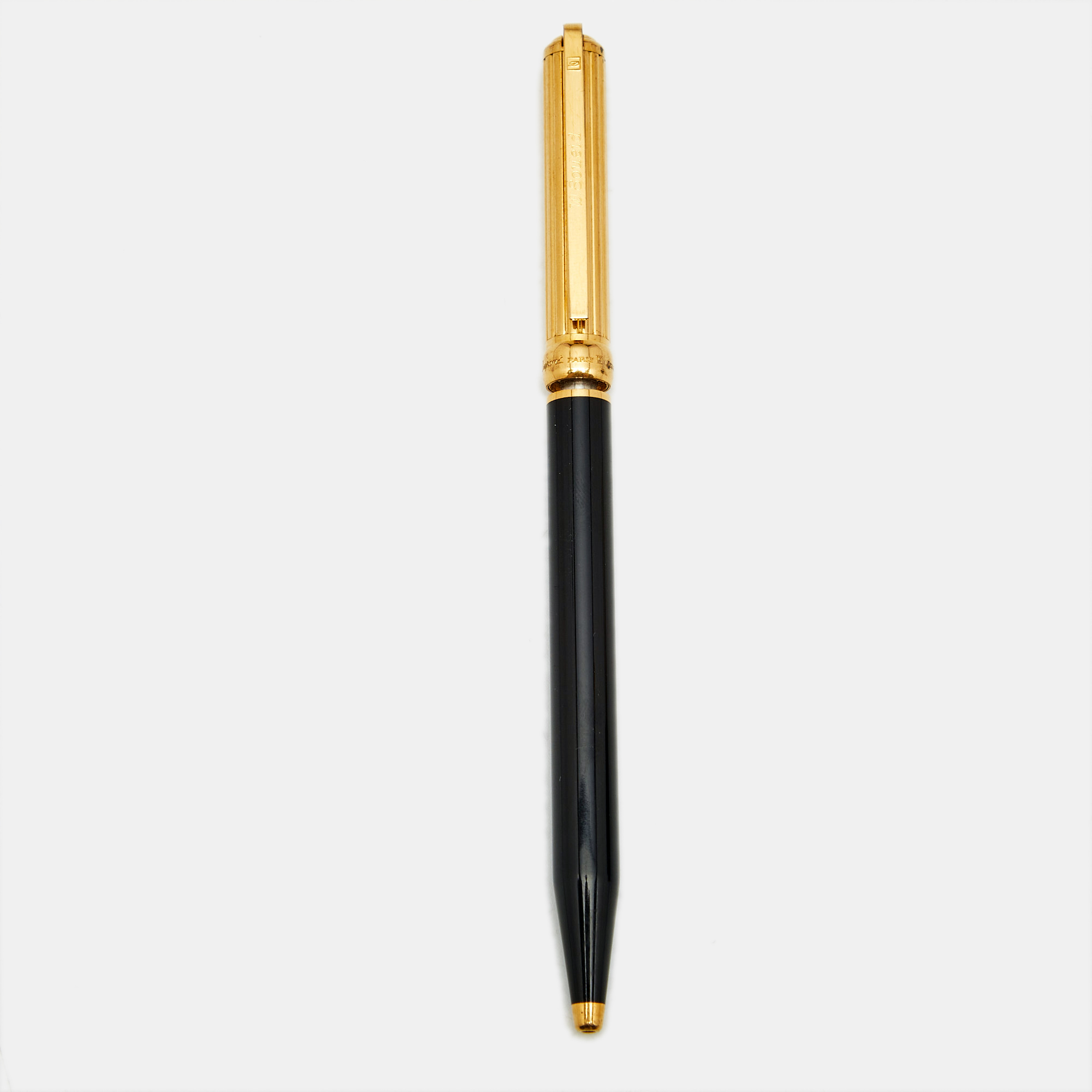 

S.T. Dupont Gatsby Black Lacquer Gold Tone Ballpoint Pen