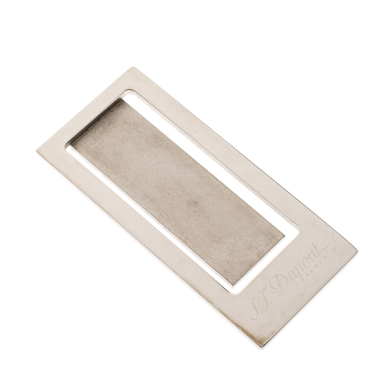 S.T. Dupont Textured Palladium Finish Money Clip