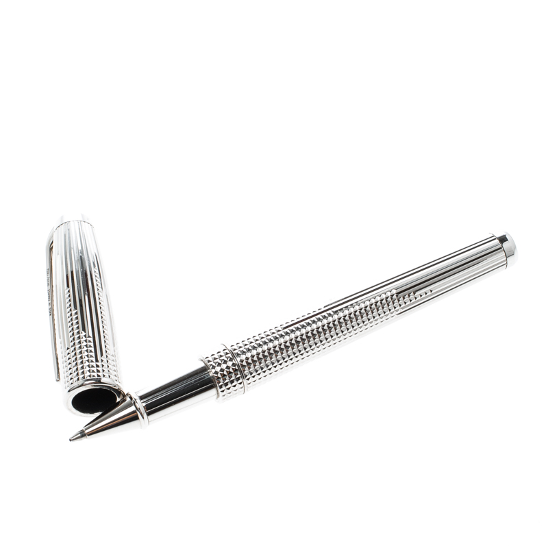 S.T. Dupont Olympio Diamond Drop Palladium Finish Limited Edition 1952 Ballpoint Pen