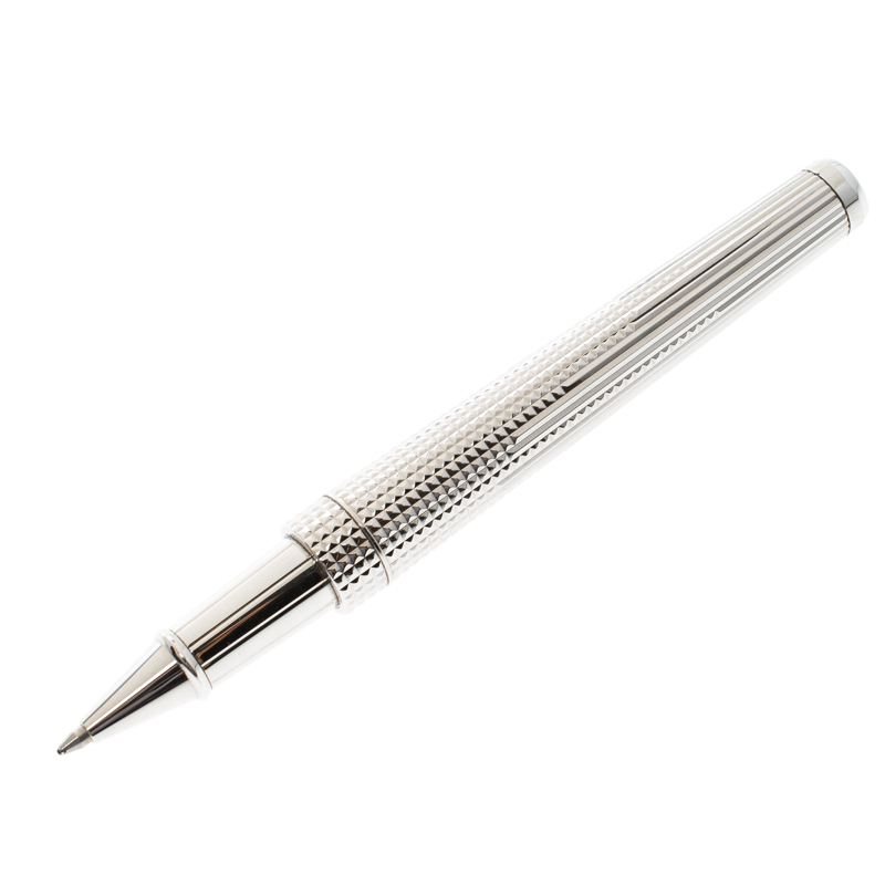 

S.T. Dupont Olympio Diamond Drop Palladium Finish Limited Edition 1952 Ballpoint Pen, Silver