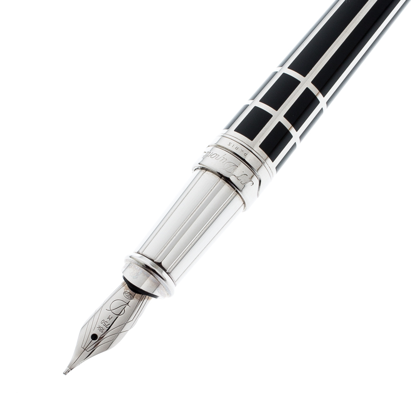 

S.T. Dupont Defi Black Composite Palladium Finish Fountain Pen