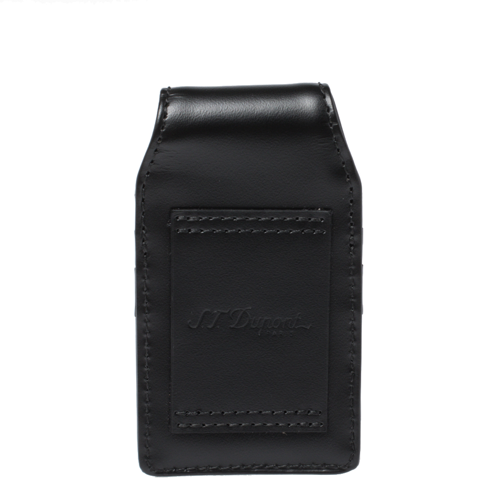 

S.T. Dupont Black Leather Line D Lighter Case