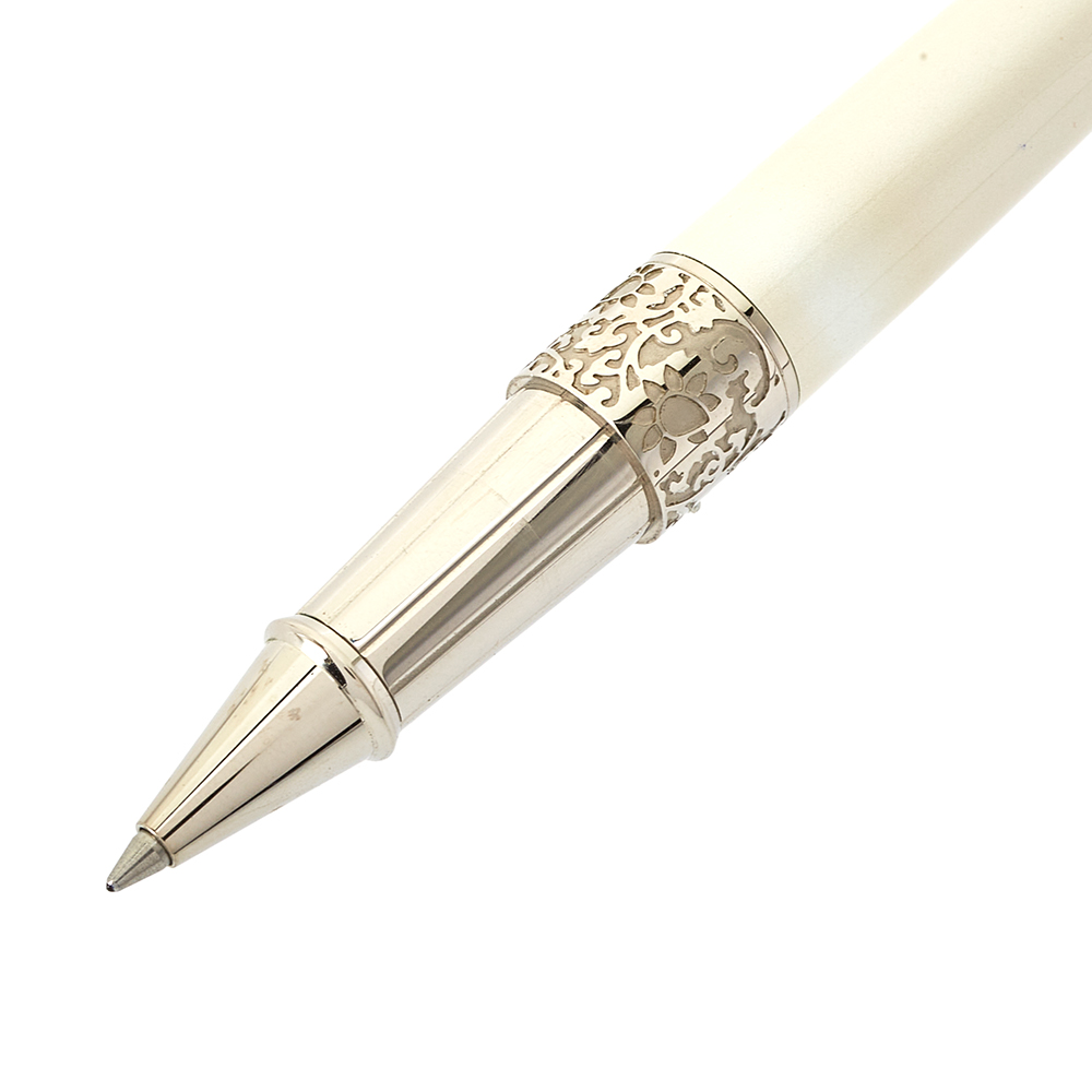 

S.T Dupont Caprice Metallic Lacquer & Mother Of Pearl RollerBall Pen, Cream