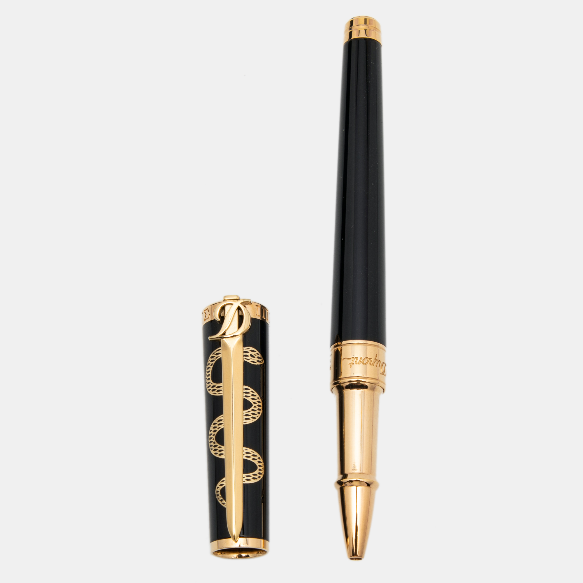 S.T Dupont Liberté Hippocrate Black Lacquer Rollerball Pen