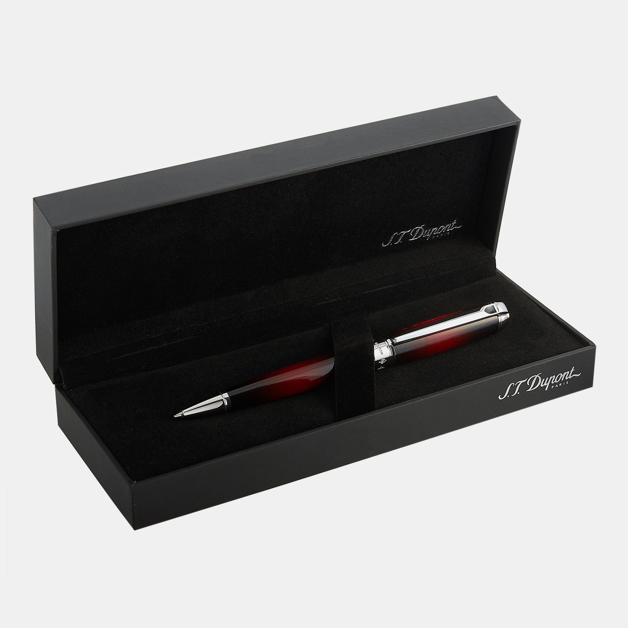 

S.T. Dupont Line D Atelier Red Sunburst Medium Ballpoint Pen 415106M