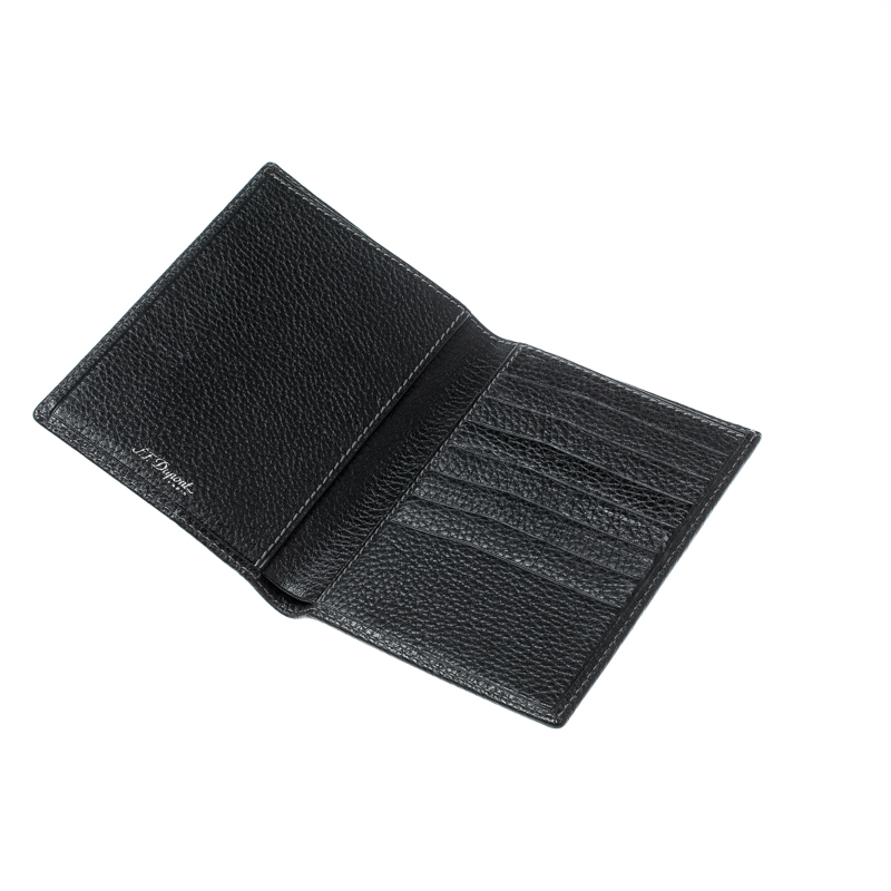 Line D black leather passport cover – Luxury Leather Goods