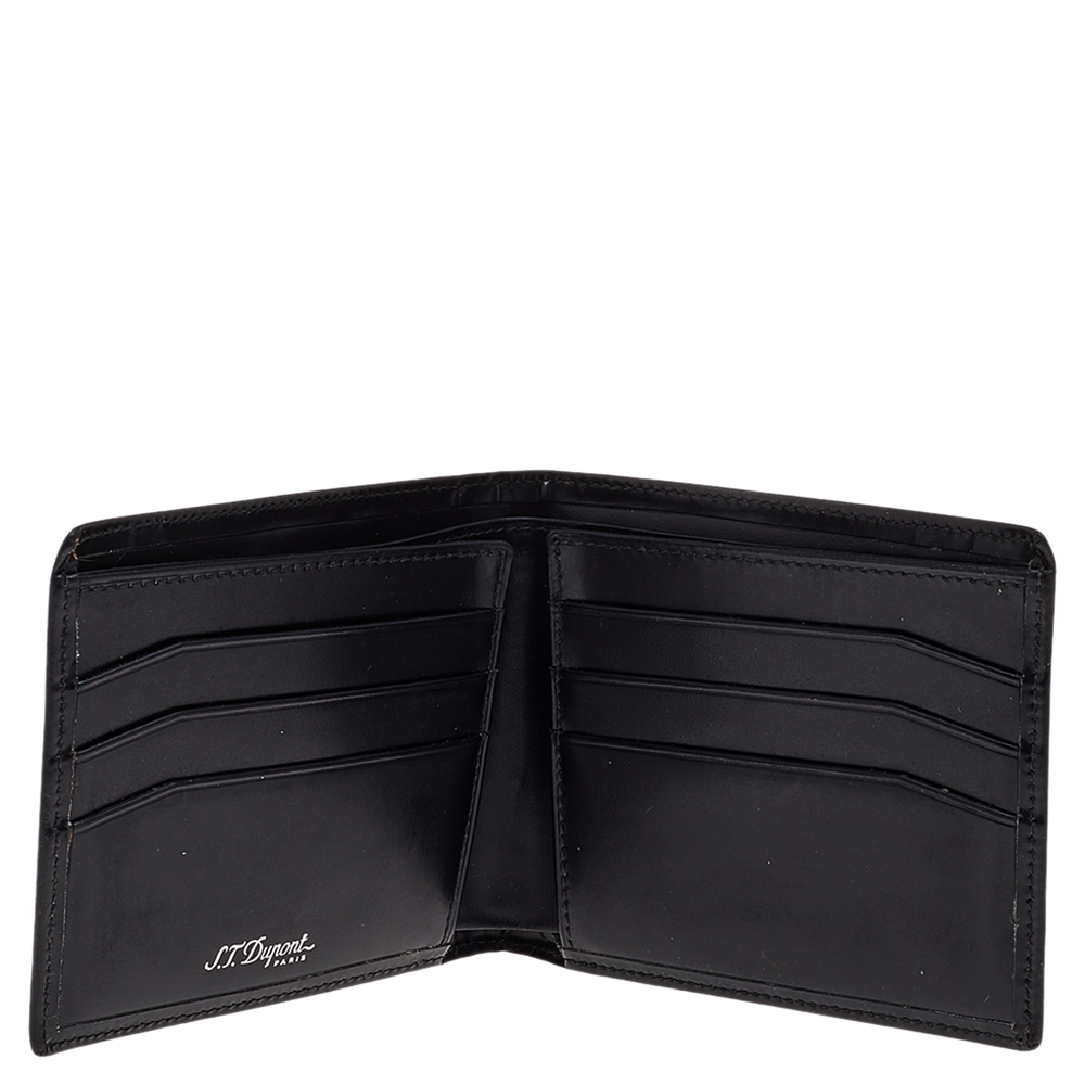 

S.T. Dupont Black Leather Bifold Wallet