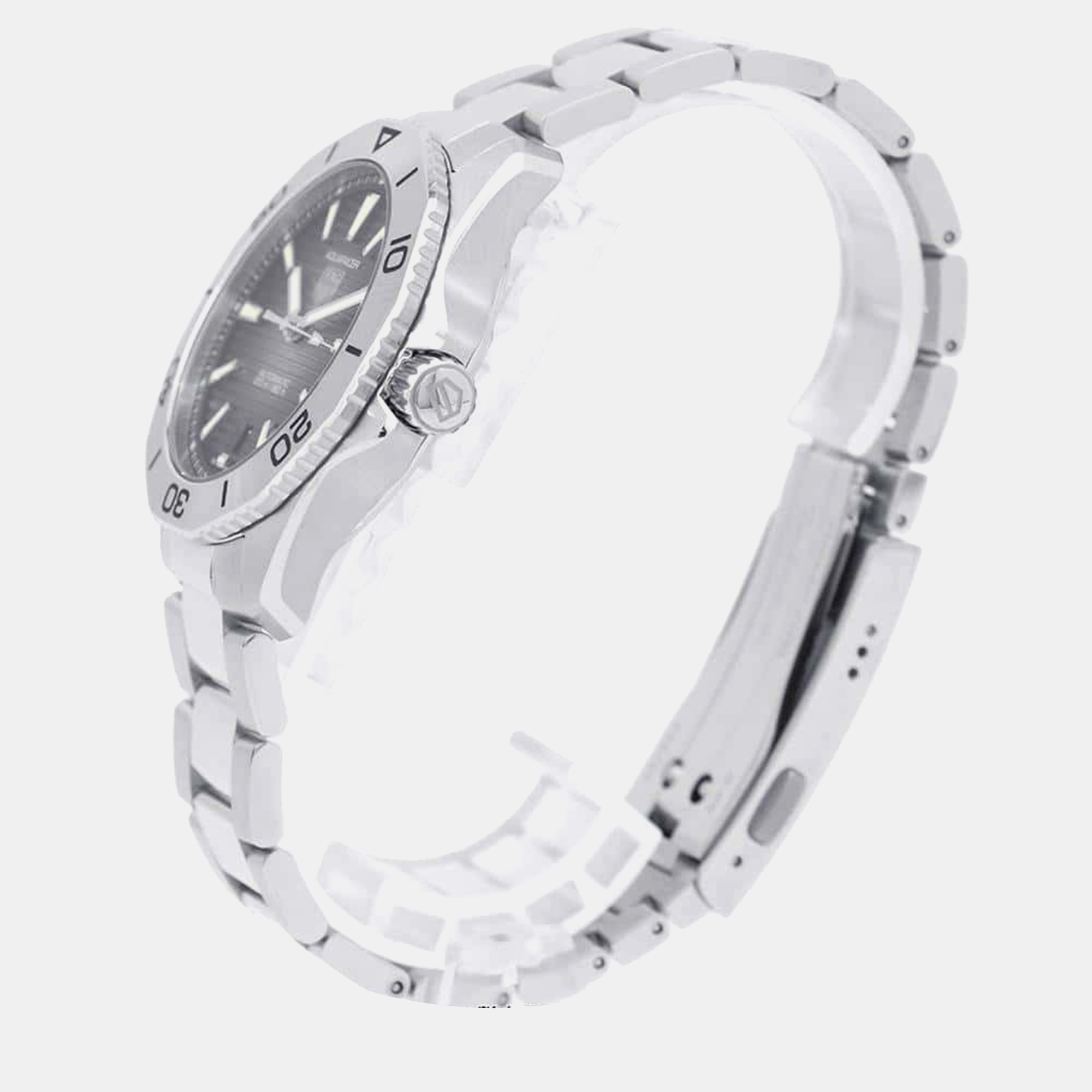Tag Heuer Black Stainless Steel Aquaracer Automatic Men`s Wristwatch 40 mm 