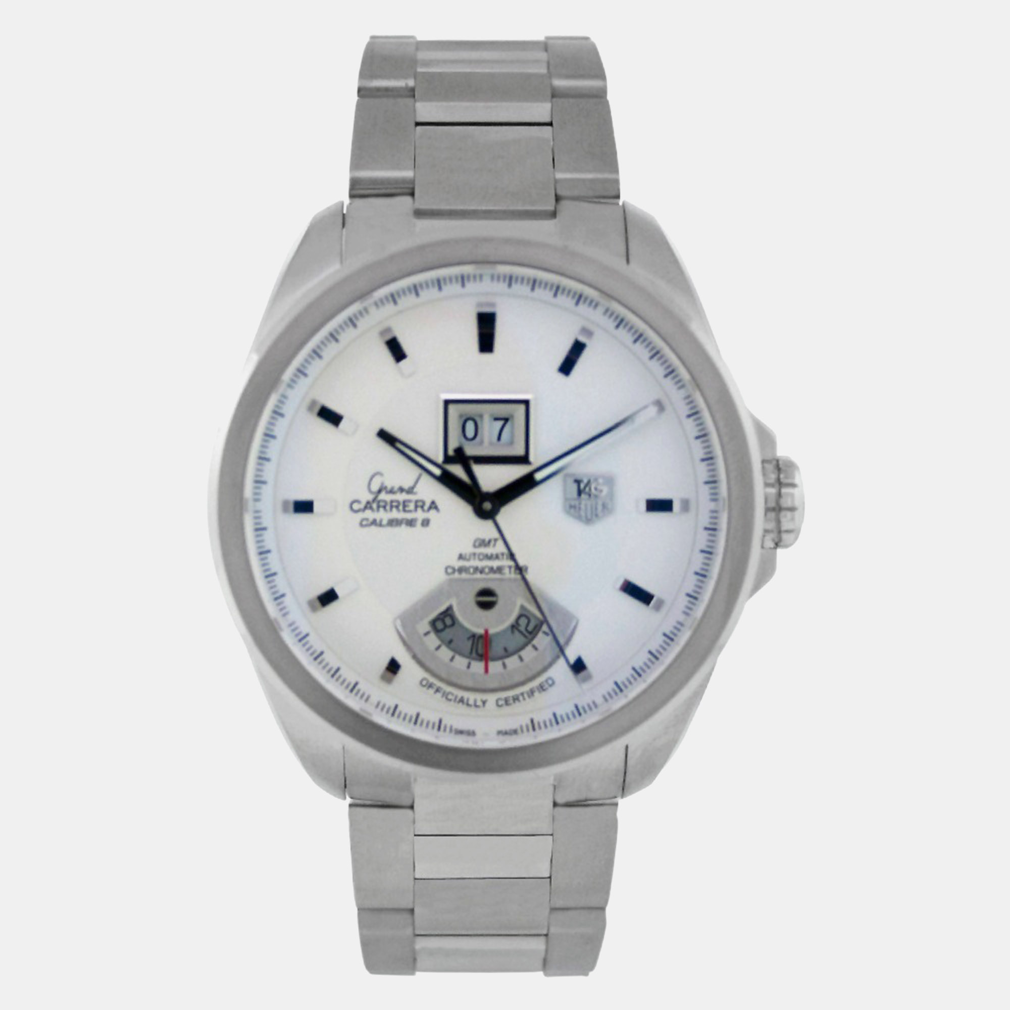 

Tag Heuer Grand Carrera WAV5112.BA0901 White Stainless Steel Automatic Men's Watches