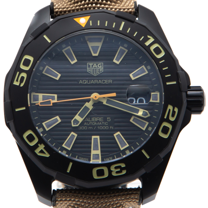 

Tag Heuer Black Titanium Aquaracer Calibre