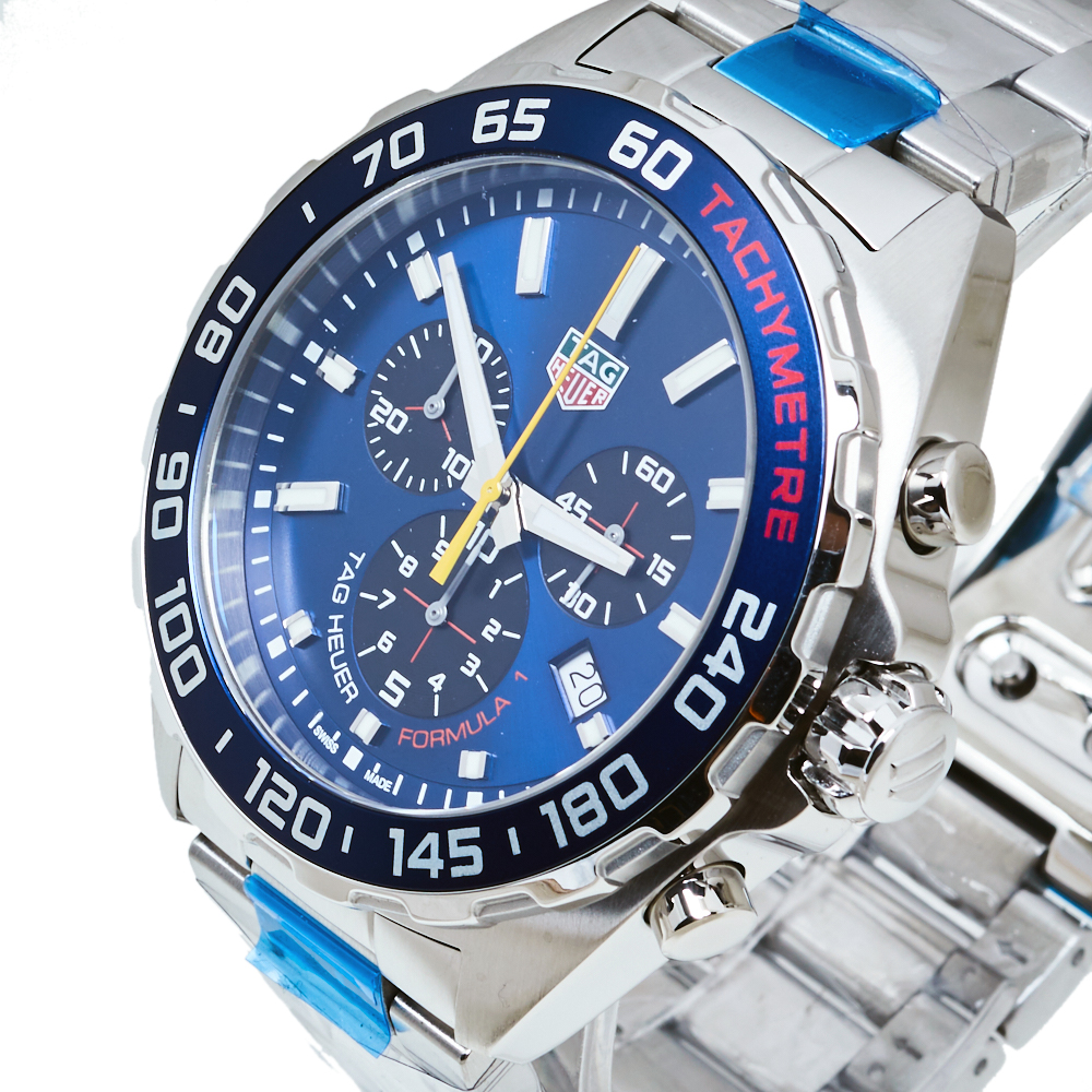 

Tag Heuer Blue Stainless Steel Formula