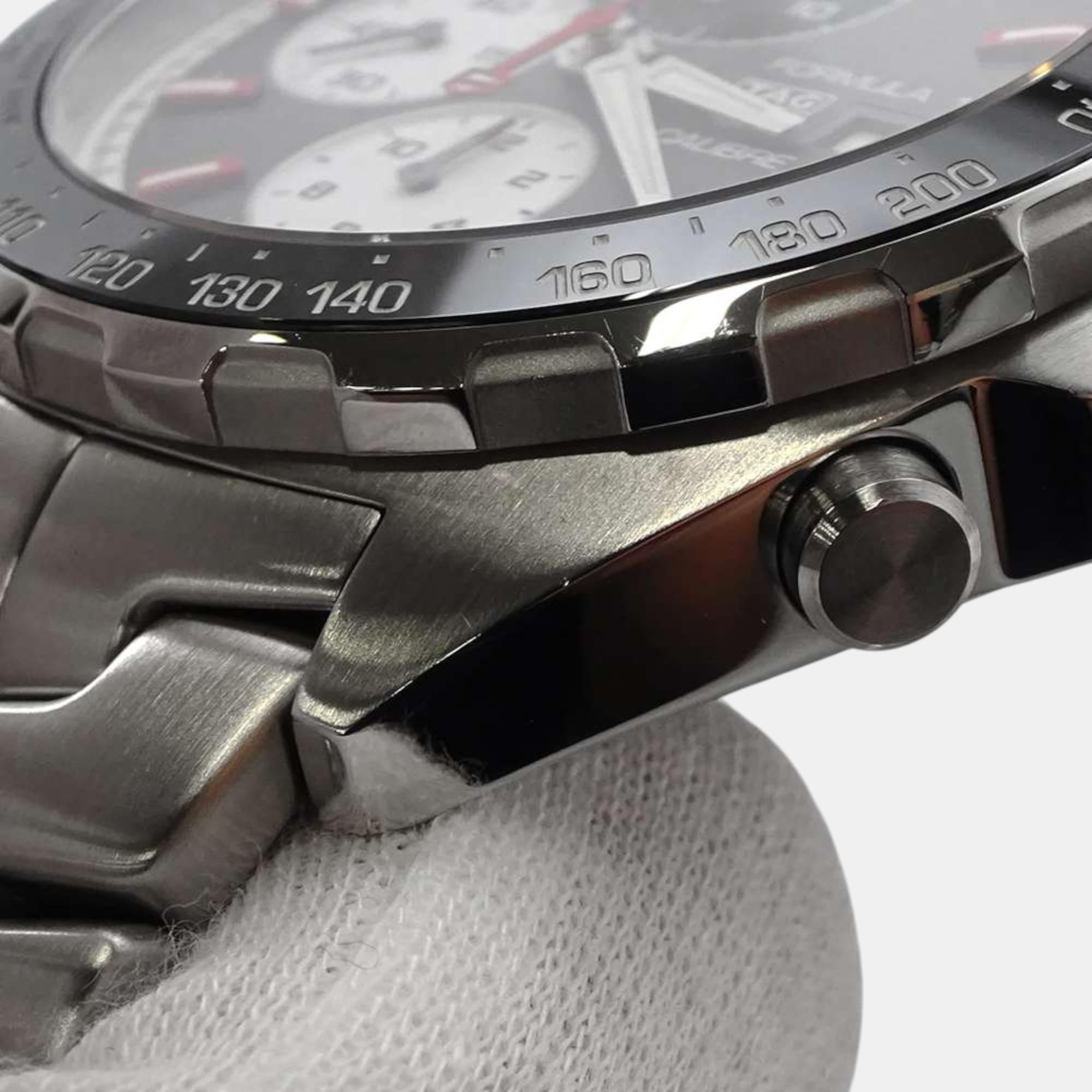 Tag Heuer Grey Stainless Steel Formula 1 CAZ2017.BA0647 Automatic Men`s Wristwatch 44 mm 
