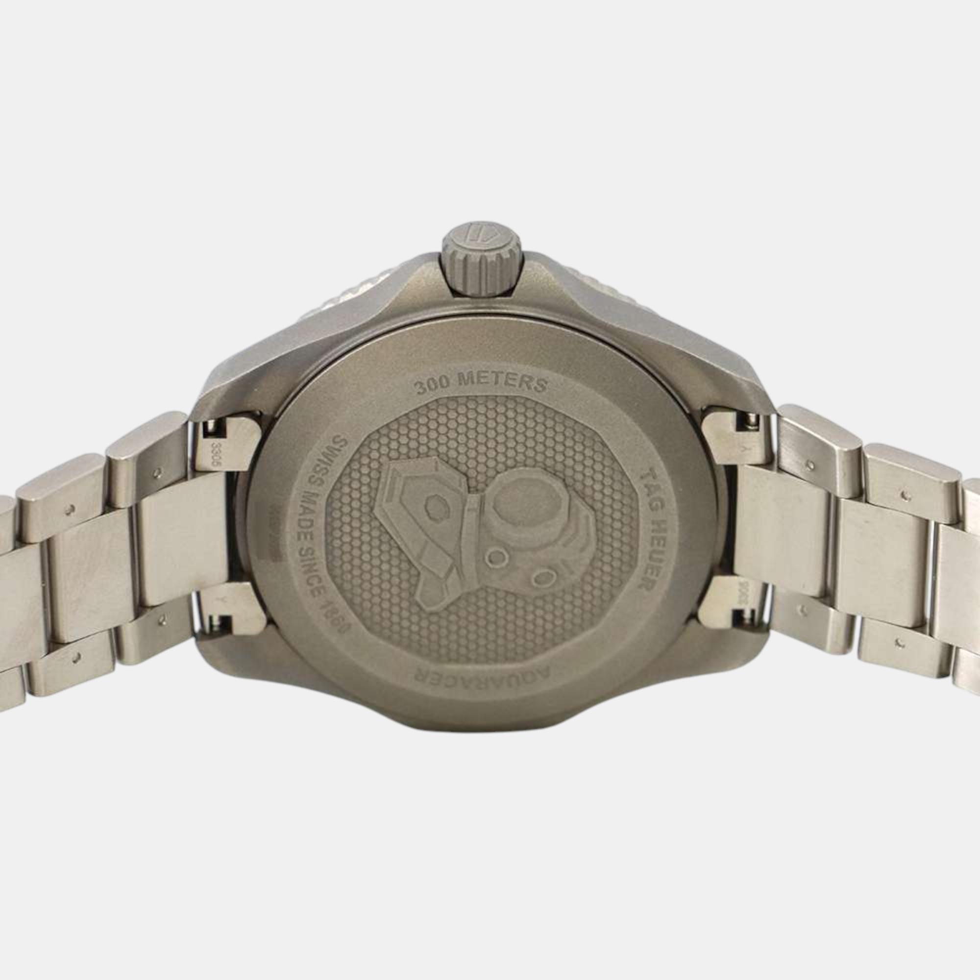 Tag Heuer Green Titanium Aquaracer WBP208B.BF0631 Automatic Men`s Wristwatch 43 mm 