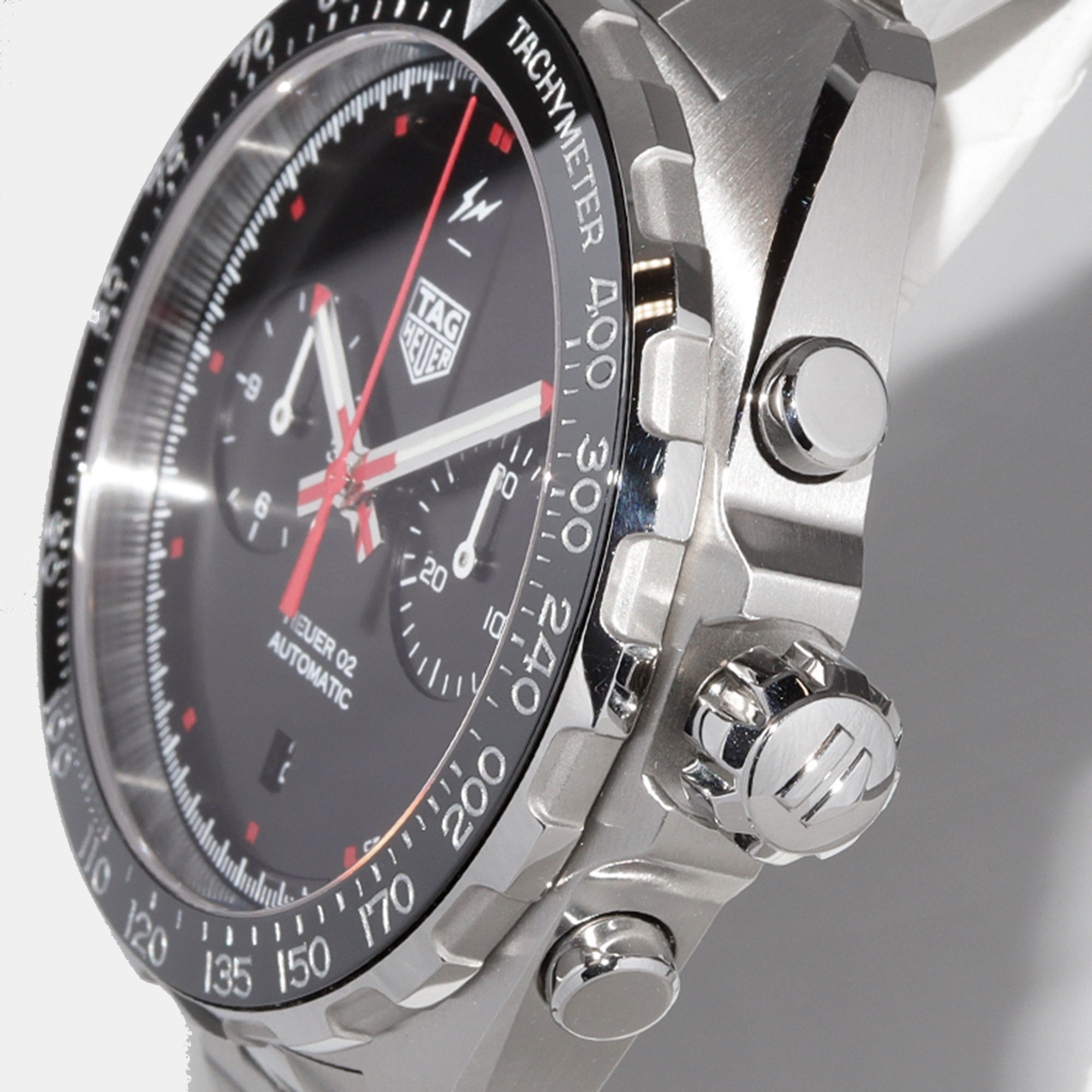 Tag Heuer Black Stainless Steel Formula 1 CAZ201A  Automatic Men`s Wristwatch 45 mm 