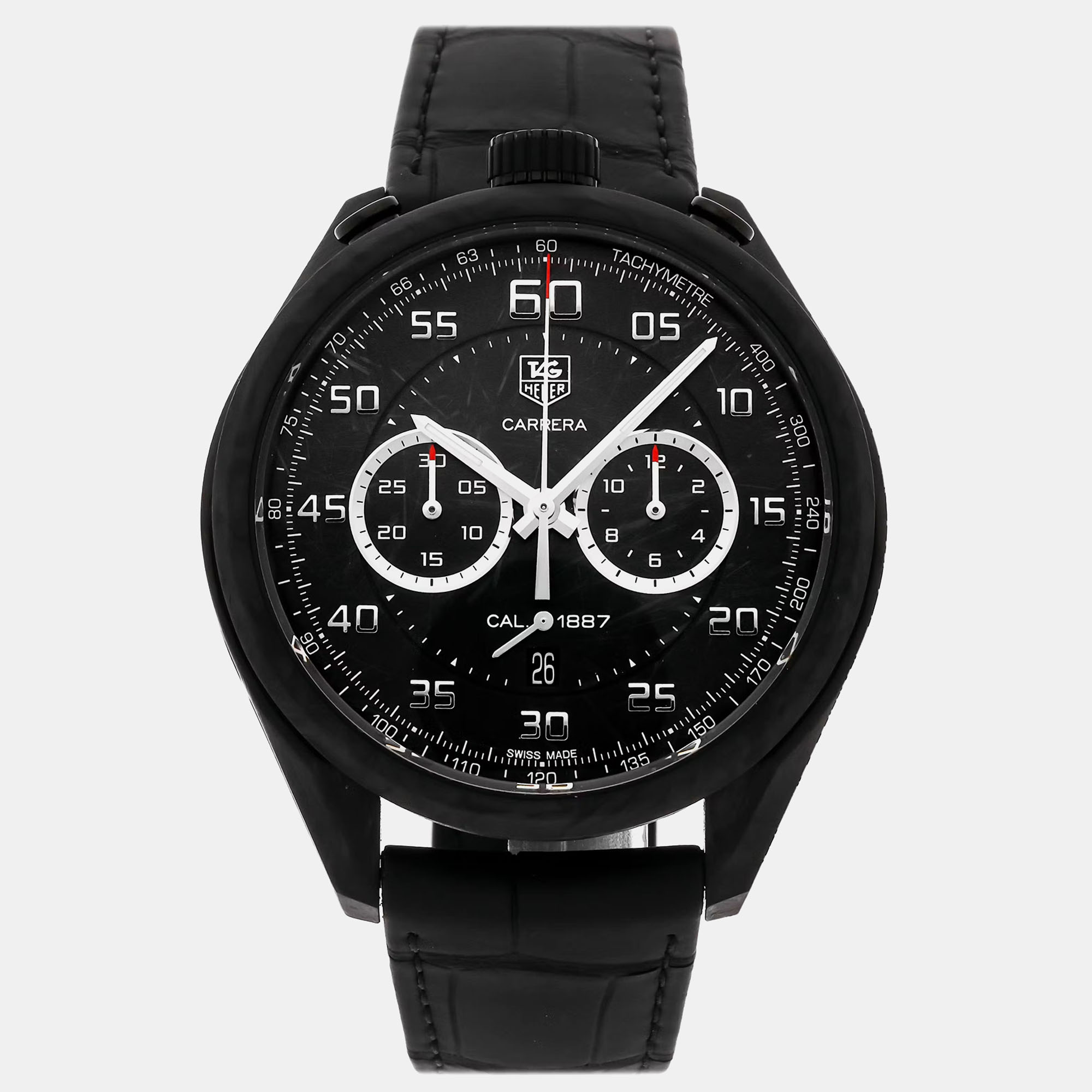 

Pre-Owned Tag Heuer Carrera Chronograph 45 mm, Black