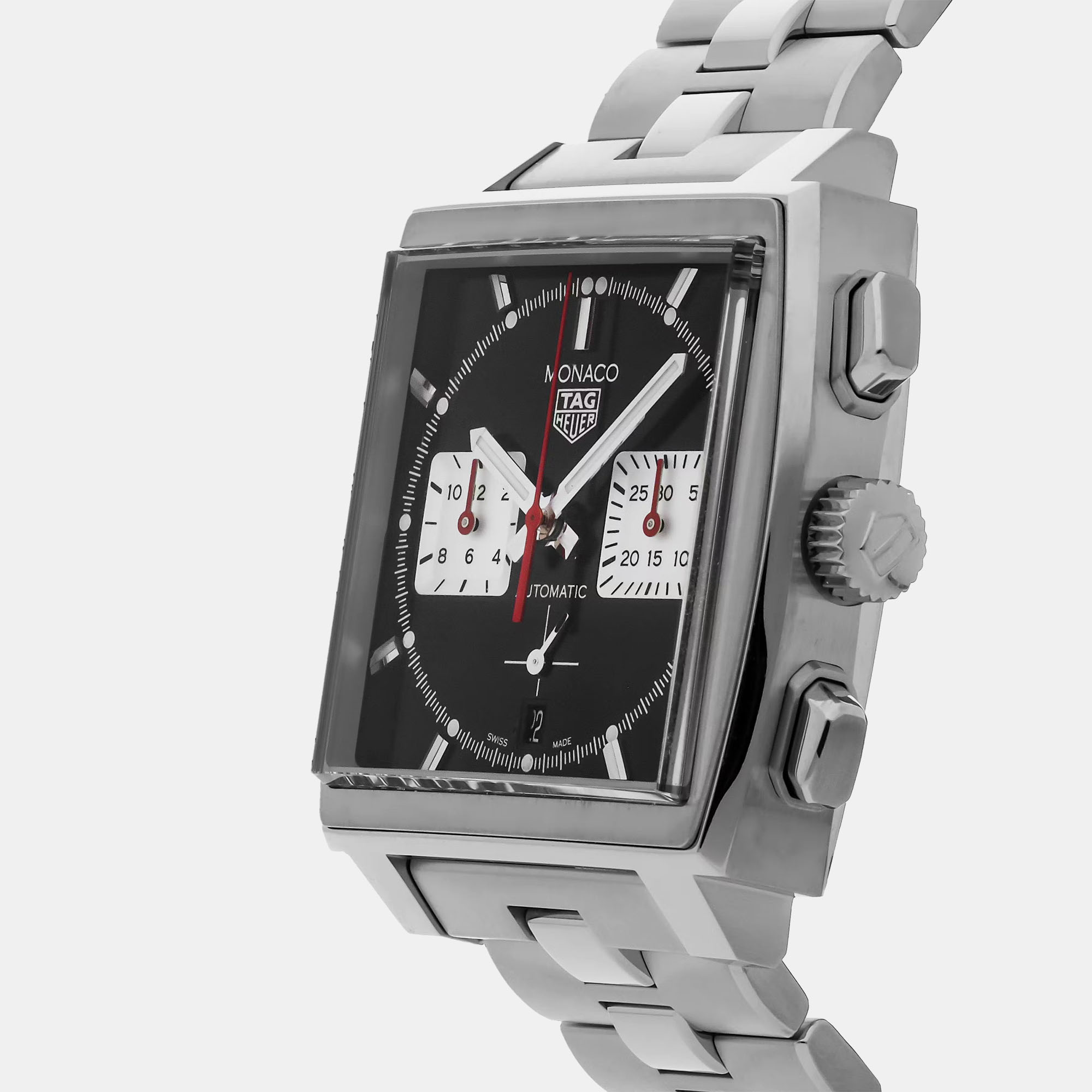 Pre-Owned Tag Heuer Monaco Chronograph Men`s Watch 39 mm 