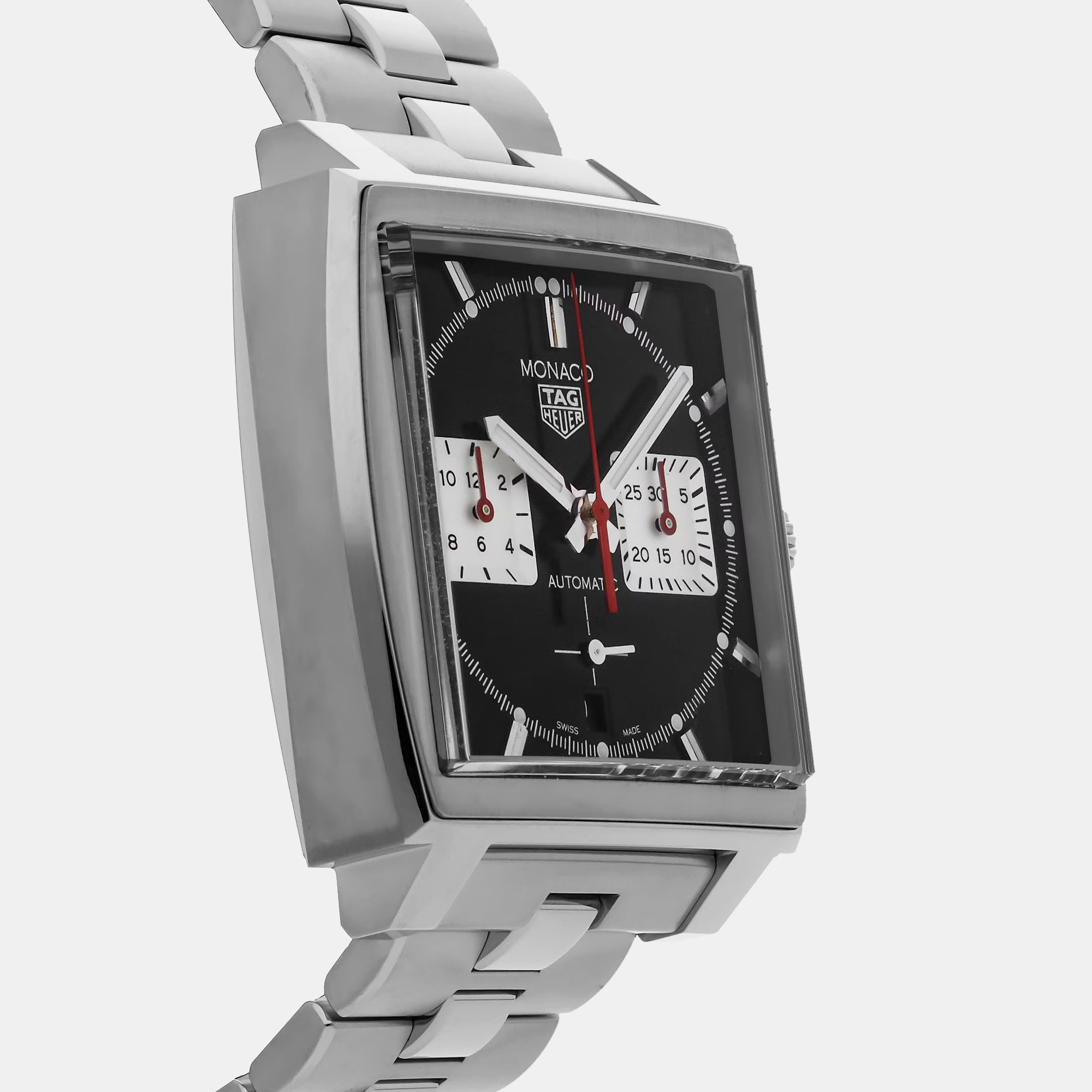 Pre-Owned Tag Heuer Monaco Chronograph Men`s Watch 39 mm 