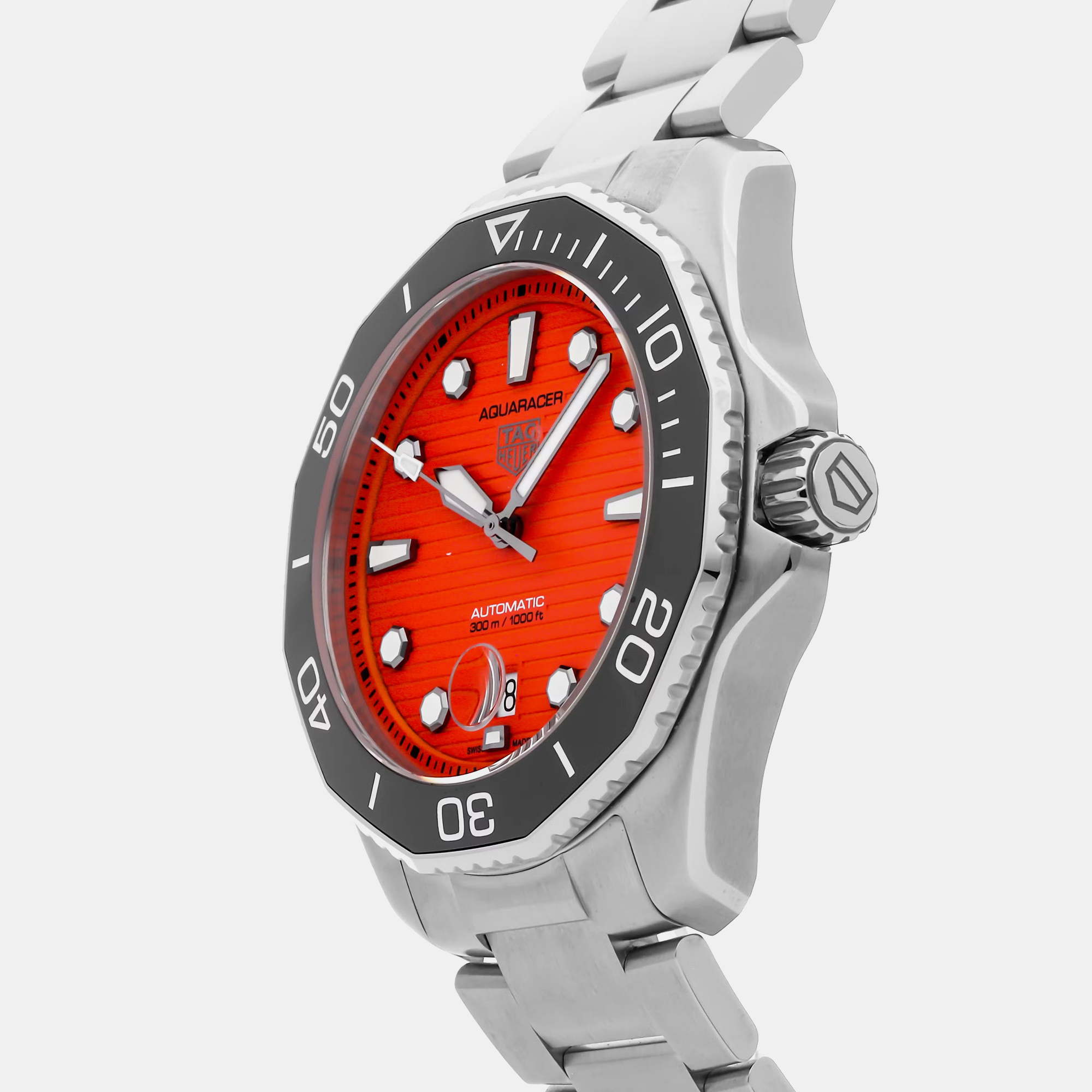 Pre-Owned Tag Heuer Aquaracer Professional 300M Orange Diver WBP201F.BA0632 