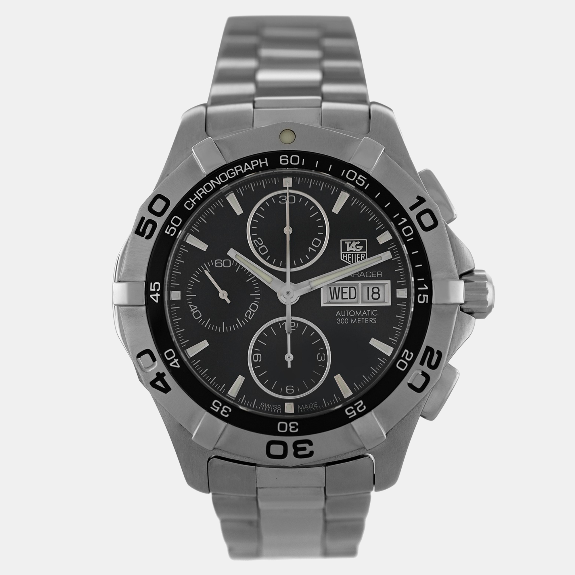 Tag Heuer Aquaracer CAF2010.BA0815 Automatic Black Stainless Steel Men’s Wristwatch 44 mm
