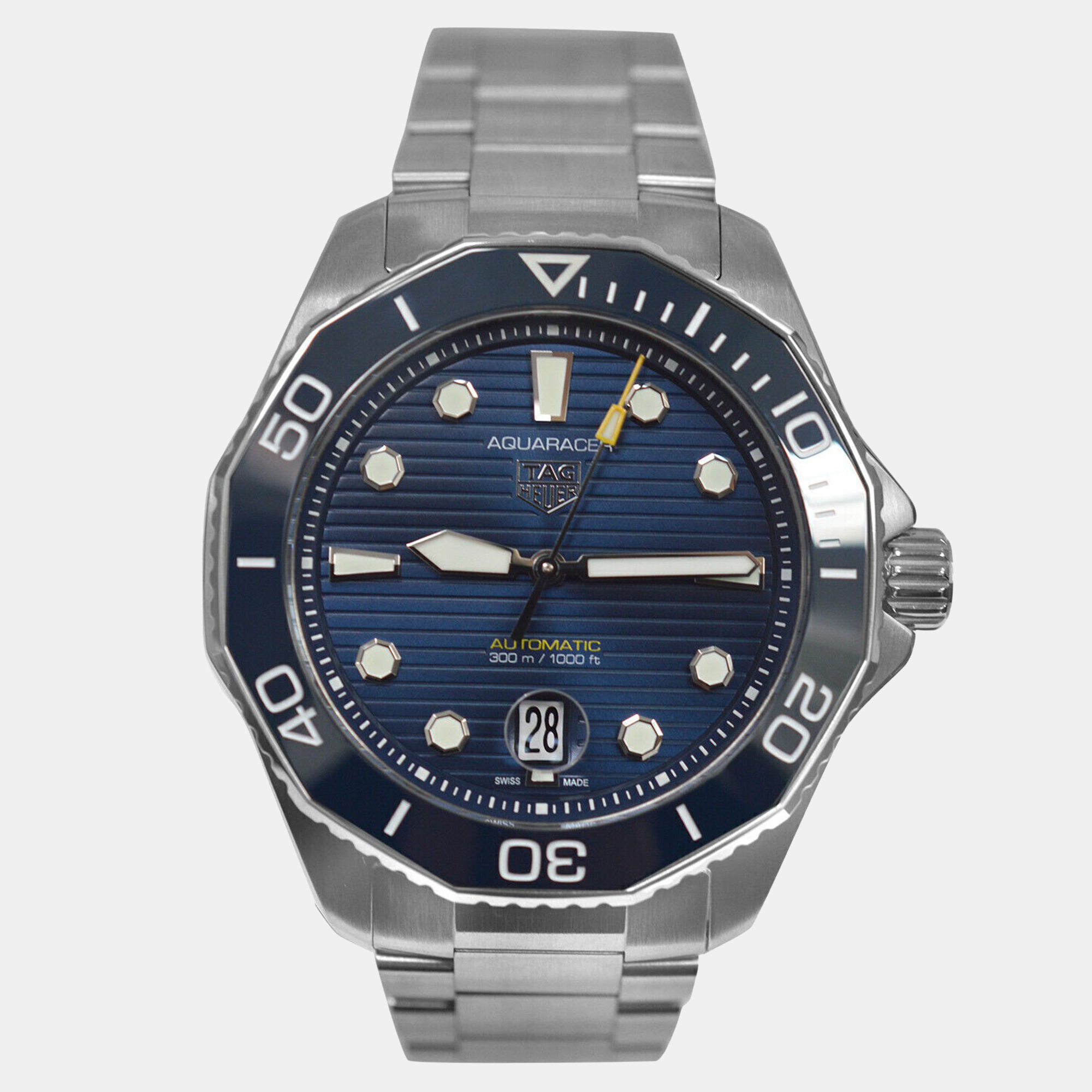 Tag Heuer Aquaracer WBP201B.BA0632 Automatic Blue Stainless Steel Men’s Wristwatch 43 mm