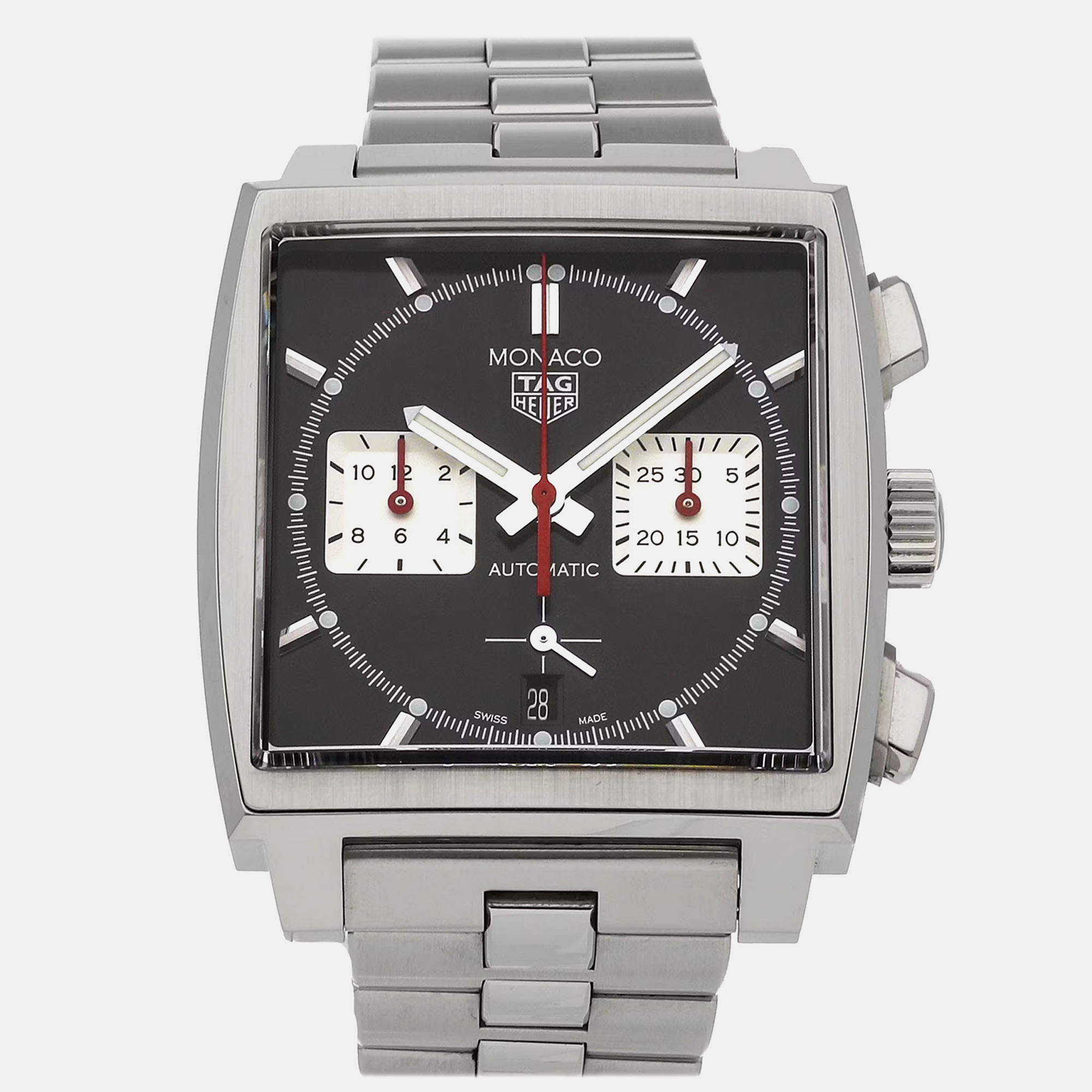 

Pre-Owned Tag Heuer Monaco Chronograph CBL2113.BA0644, Black