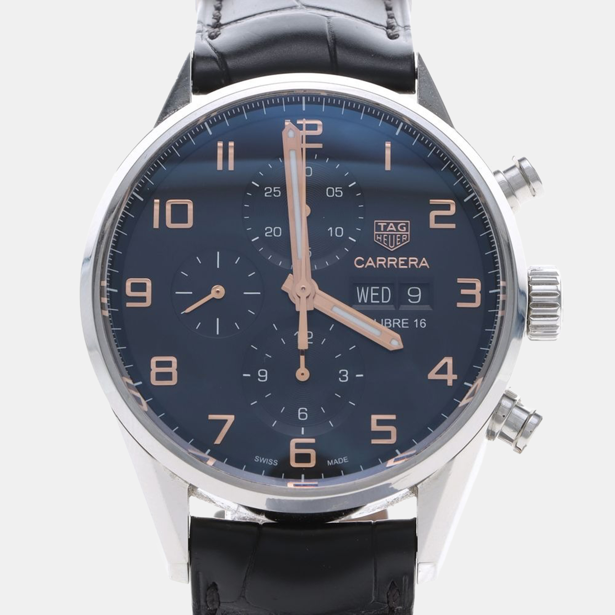 

Tag Heuer Carrera CV2A1AB Automatic Stainless Steel Men's Wristwatch 44 mm, Blue