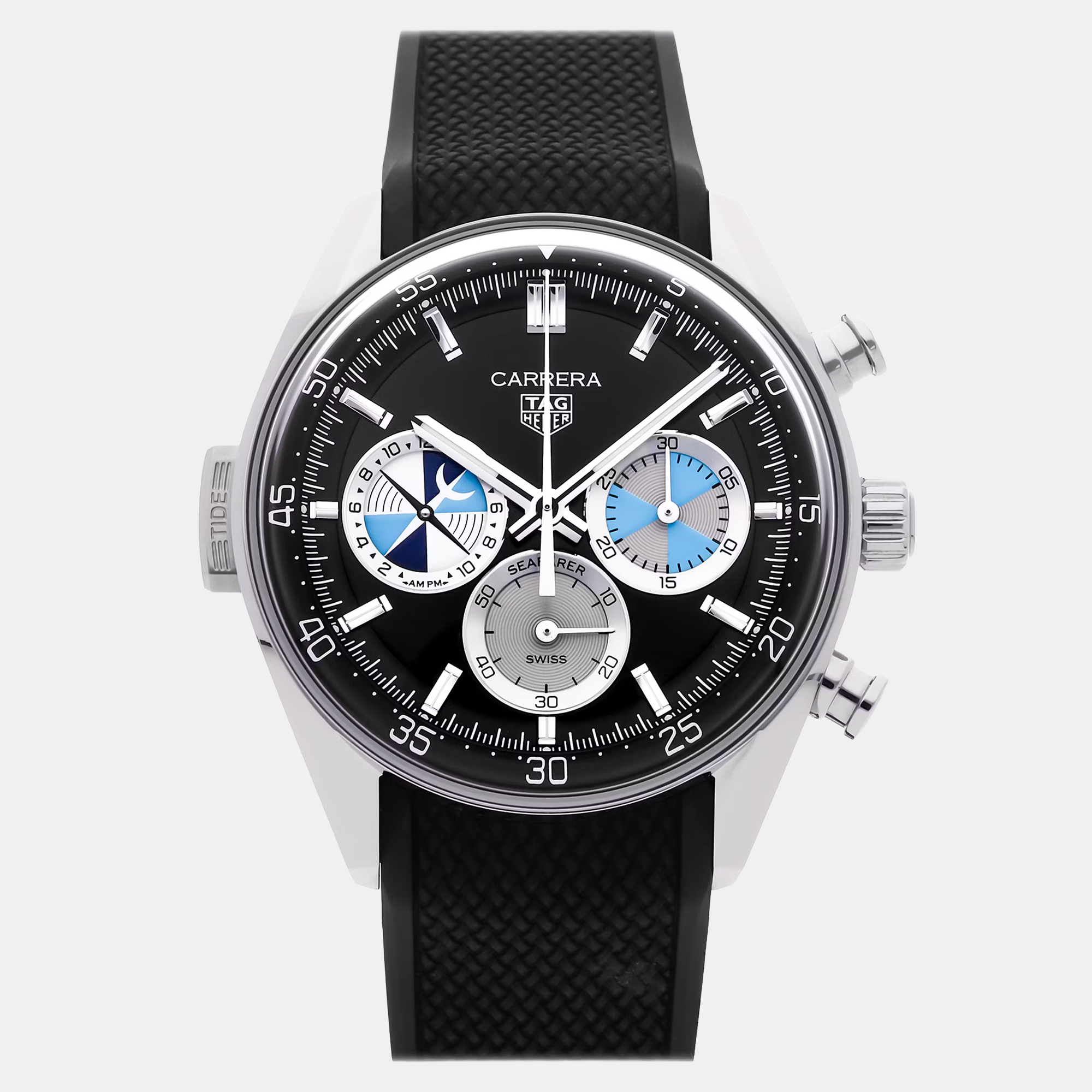 

Pre-Owned Tag Heuer Carrera Chronograph Seafarer x Hodinkee CBS2014.FT6293 Automatic Men's Watch 42 mm, Black
