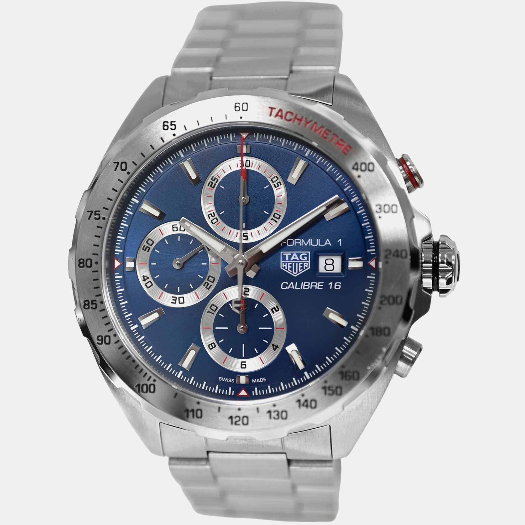 

TAG Heuer Formula 1 CAZ2015.BA0876 Automatic Stainless Steel Men's Wristwatch 44 mm, Blue
