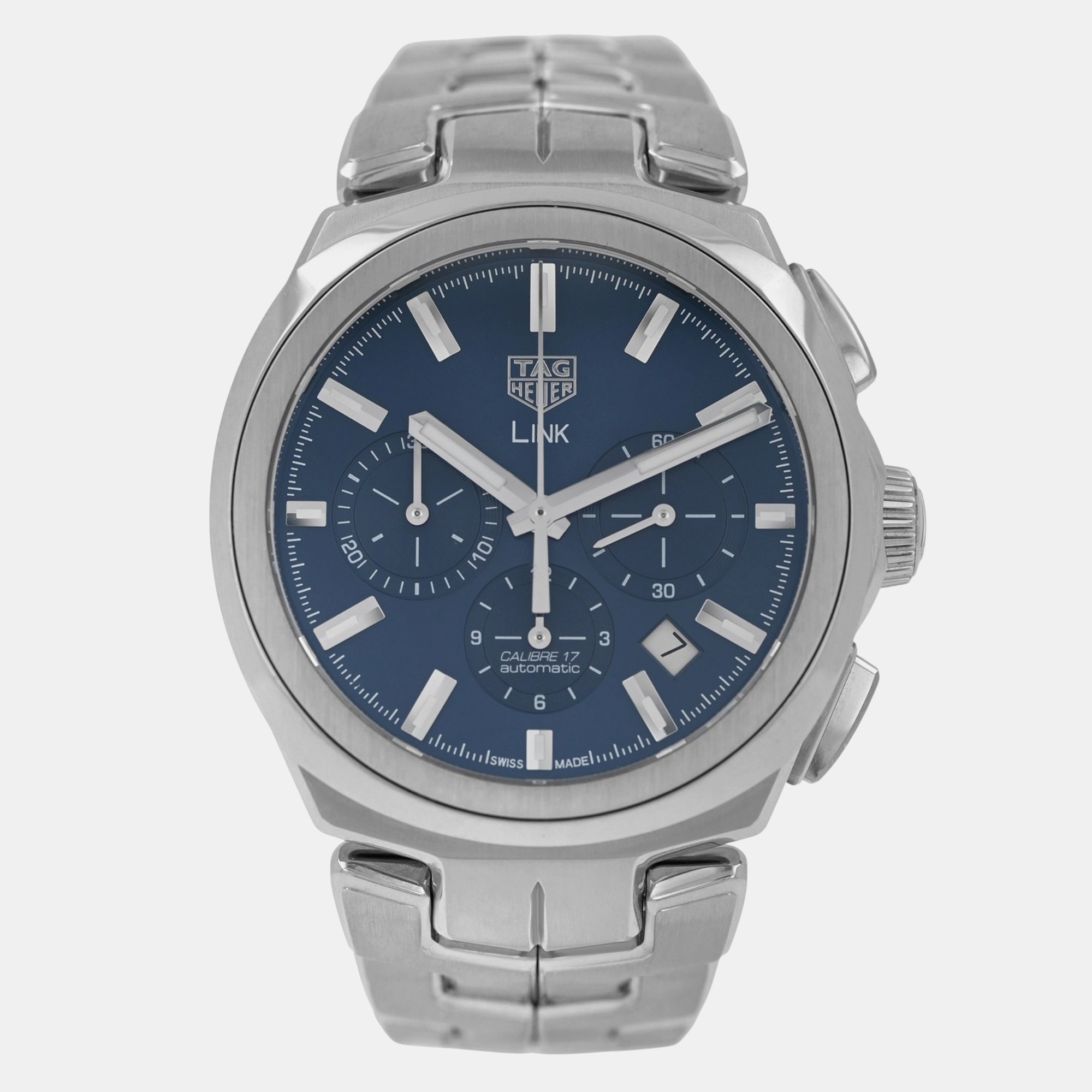 

Tag Heuer Link CBC2112.BA0603 Automatic Stainless Steel Men's Wristwatch, Blue