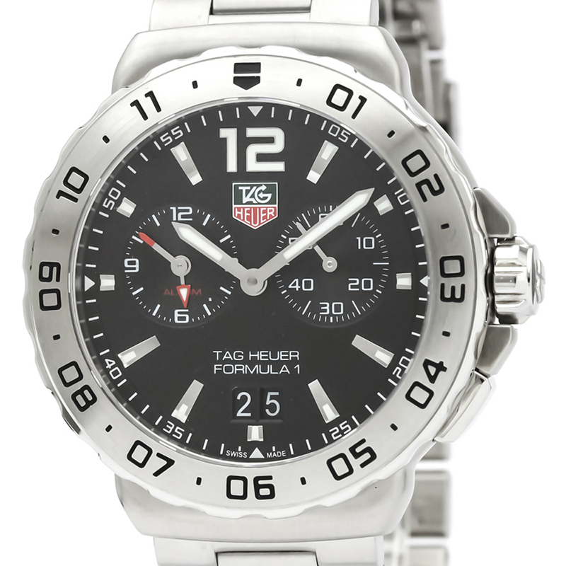 

Tag Heuer Black Stainless Steel Formula